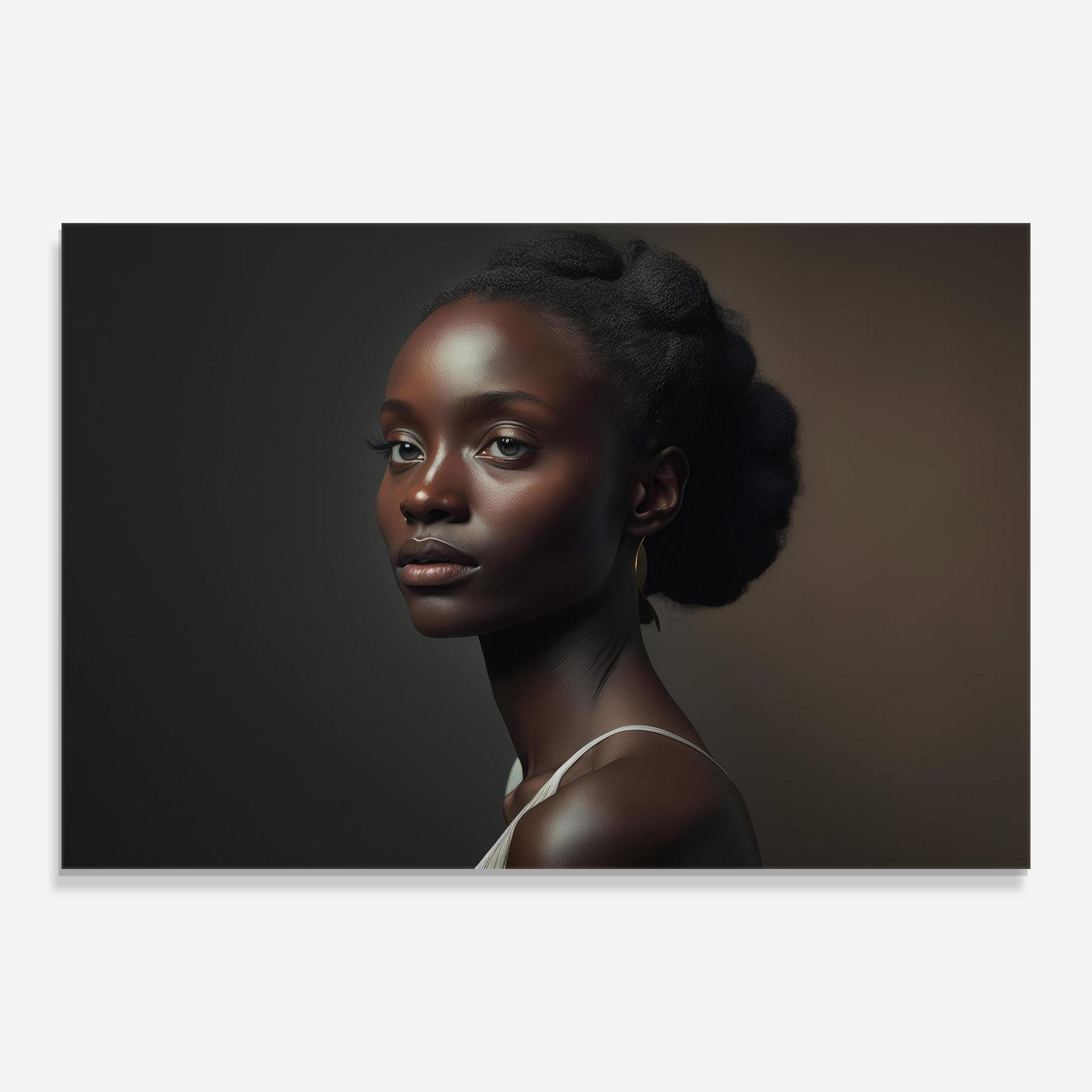 Стъклена картина African Natural Makeup mockup 0