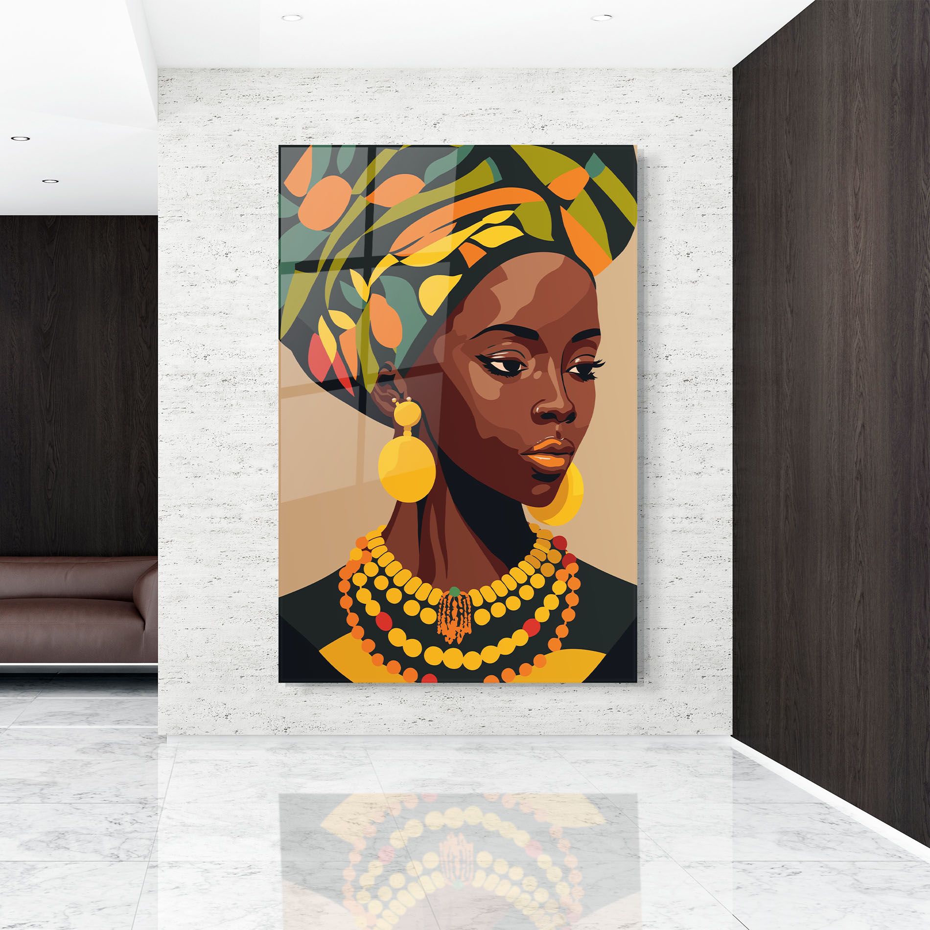 African Earrings mockup 9