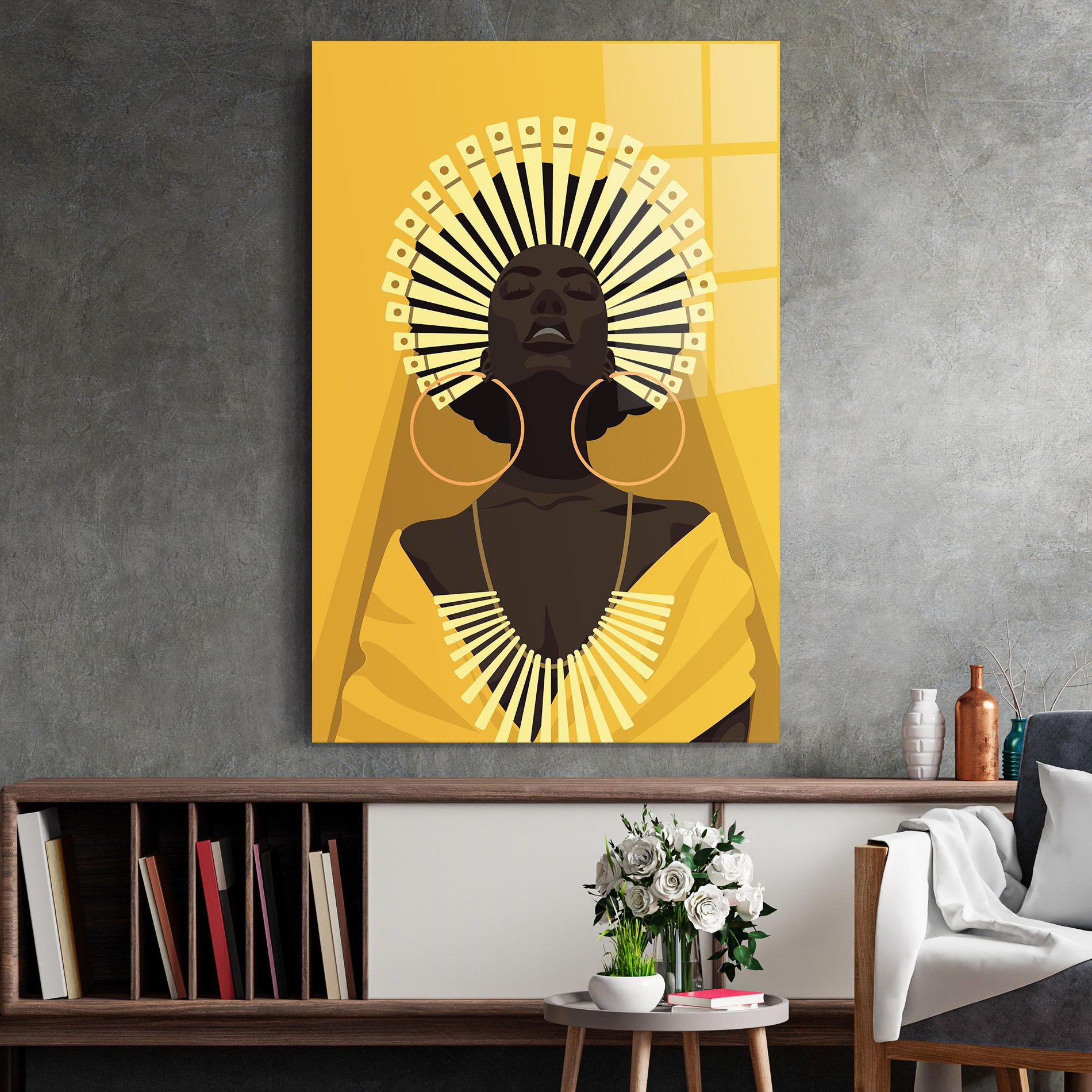 African Pretty Yellow mockup 2