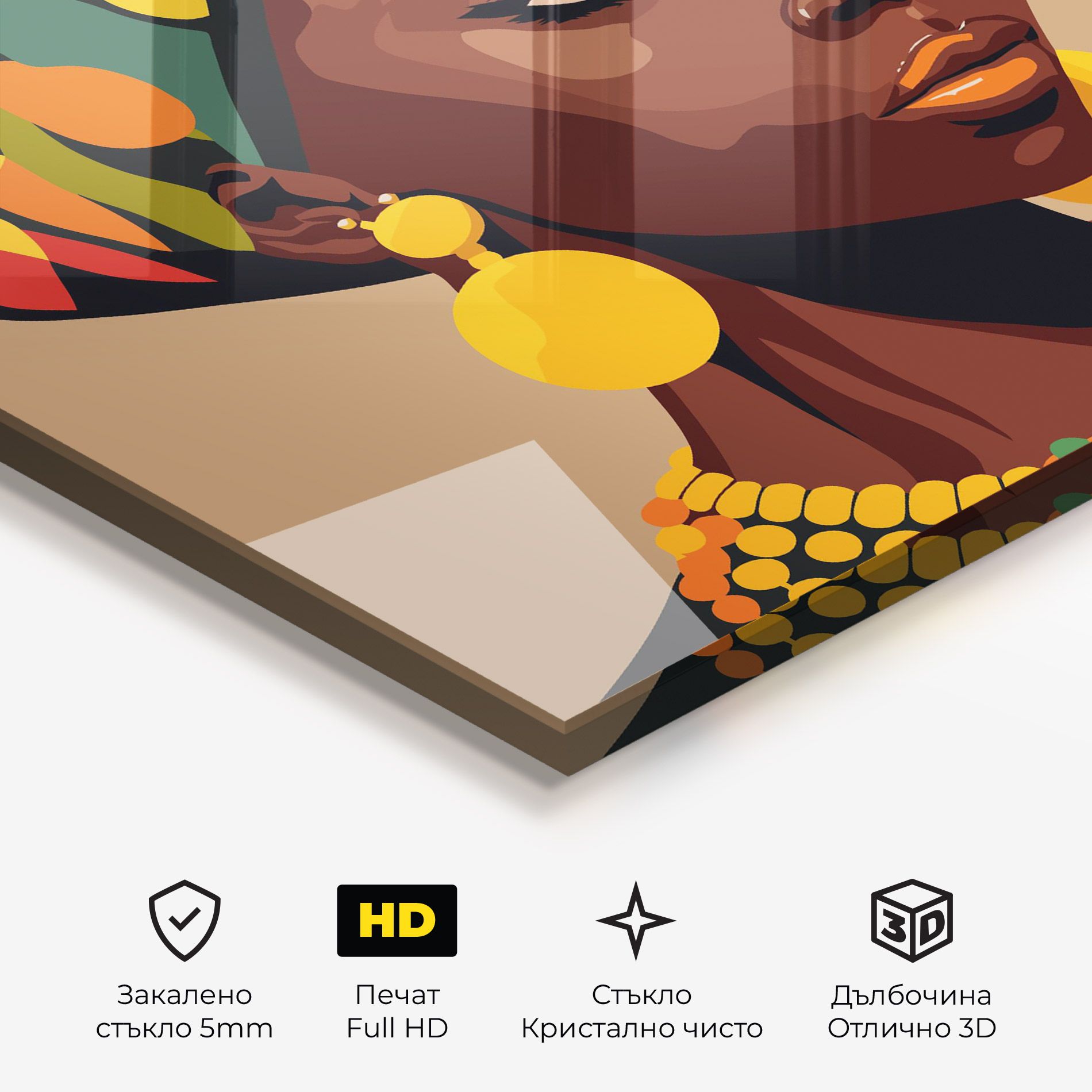 African Earrings mockup 3