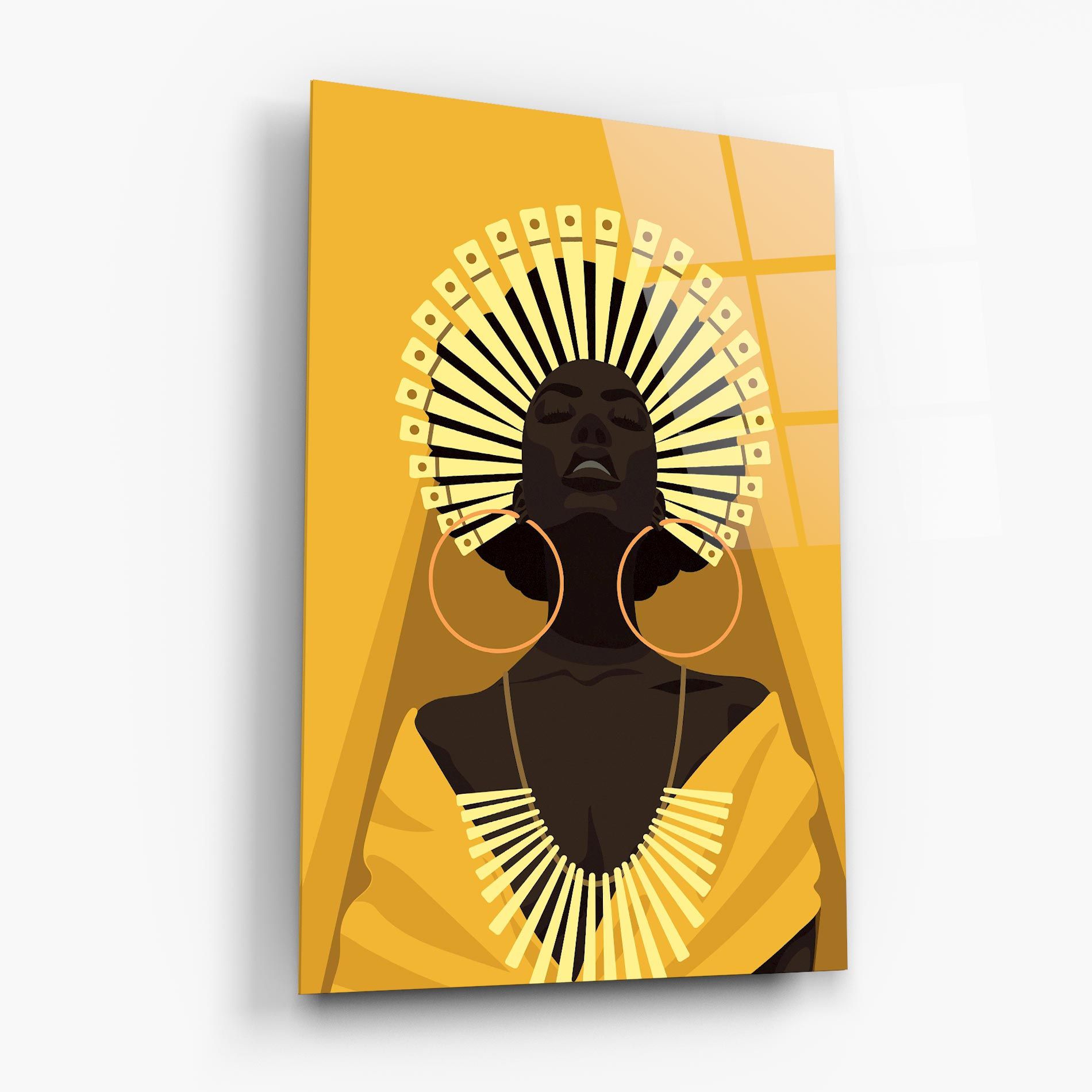 African Pretty Yellow mockup 6