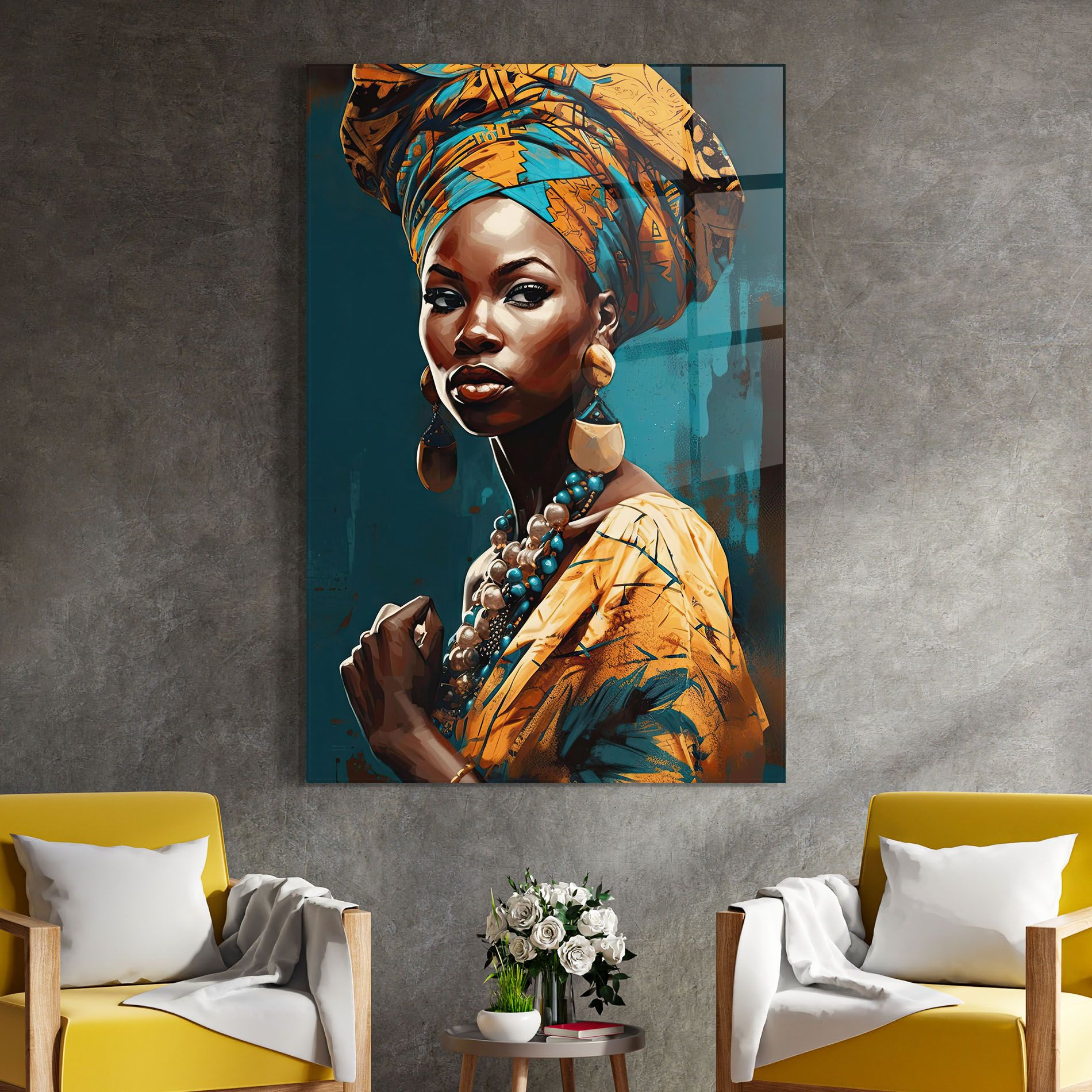 Azure Chic Woman mockup 4