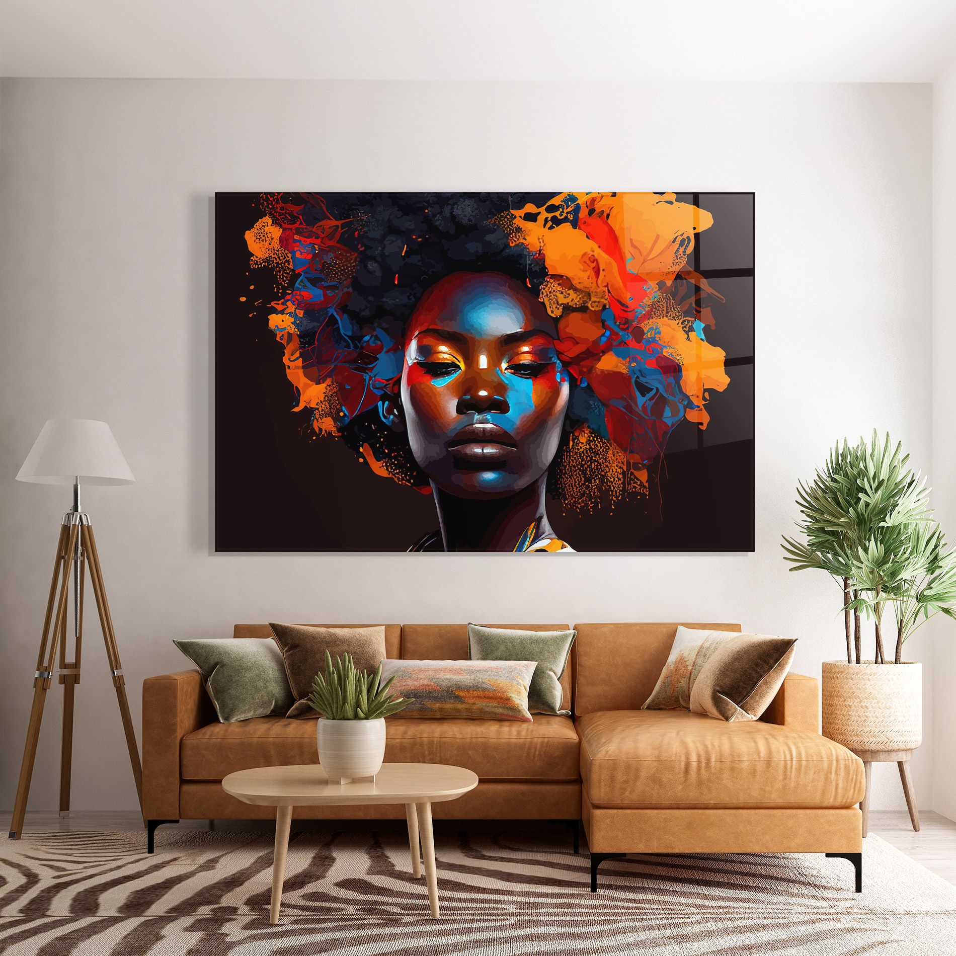 Africat Yellow Hair mockup 7