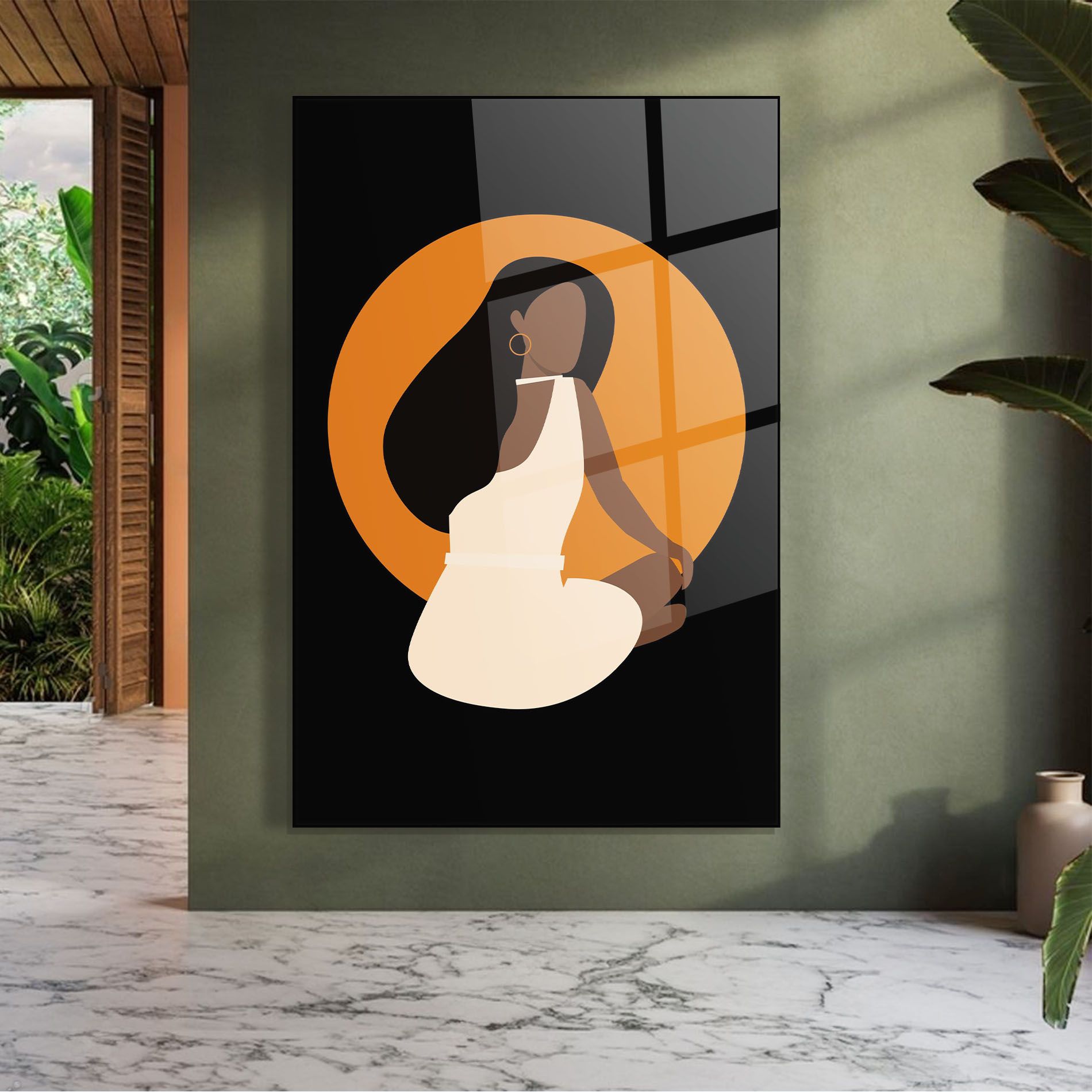 African White Dress mockup 7