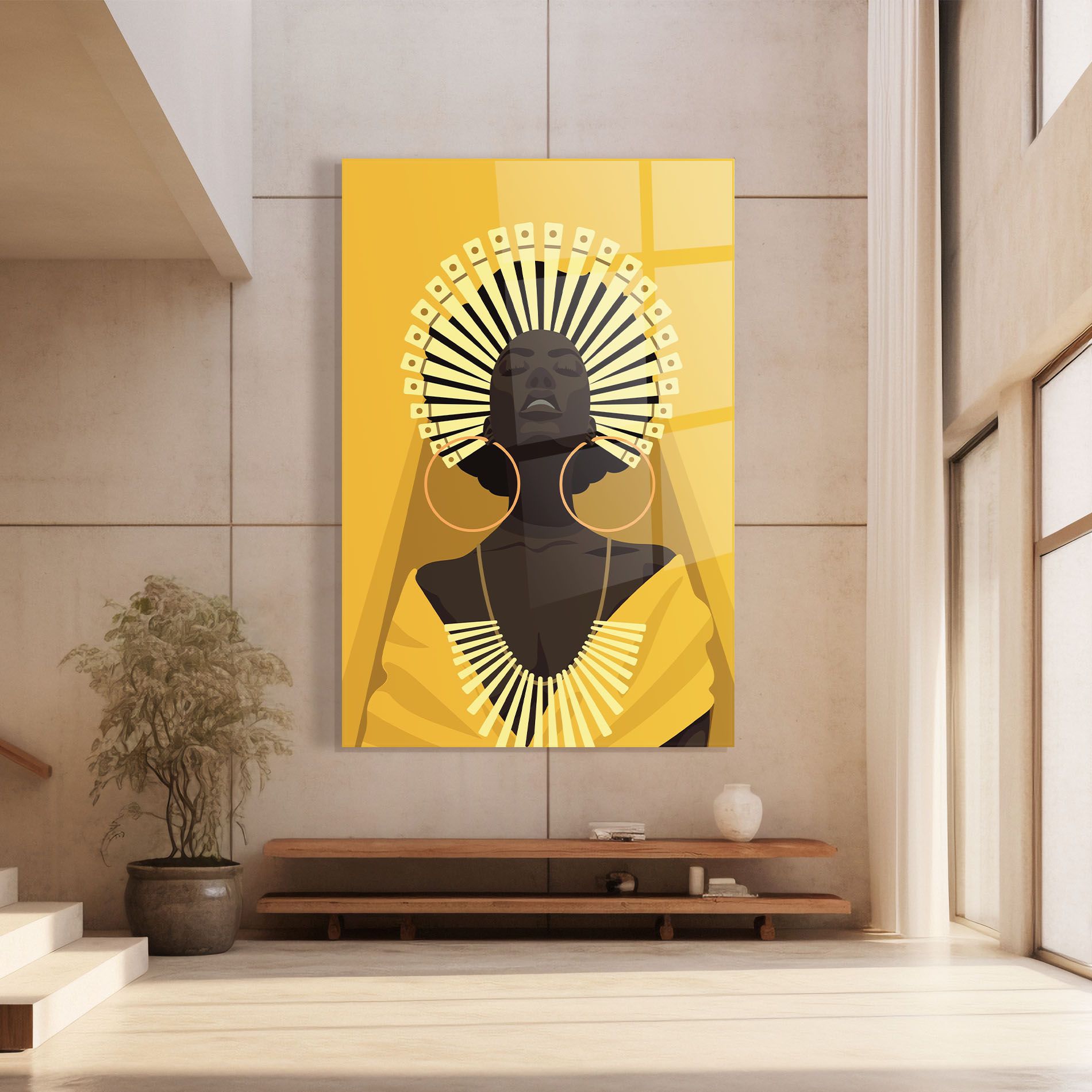African Pretty Yellow mockup 8