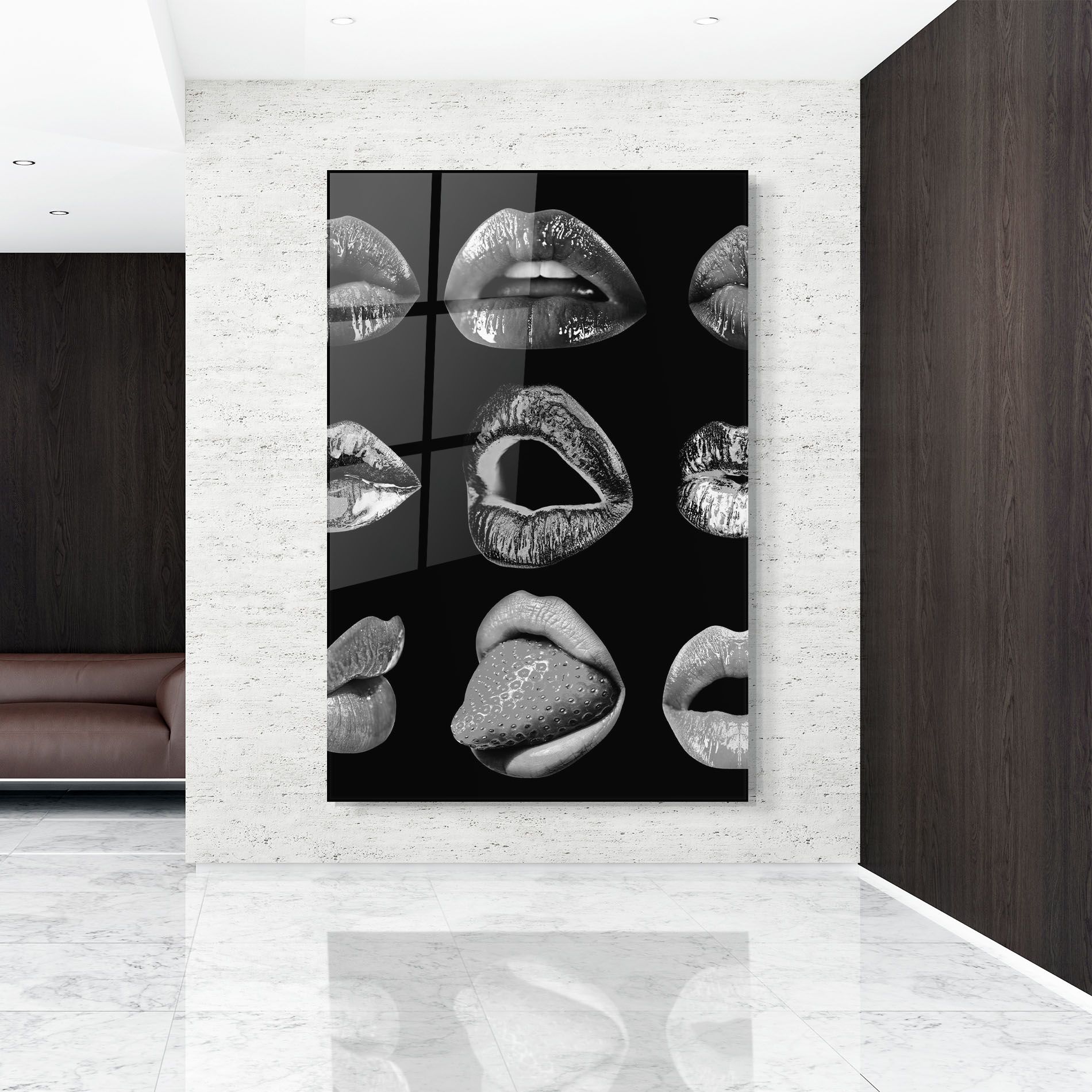 Grey Lips Collage mockup 9