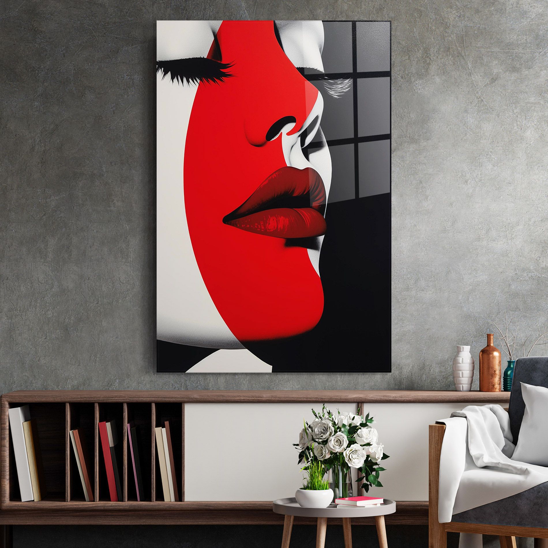 Dark Red Lips mockup 2