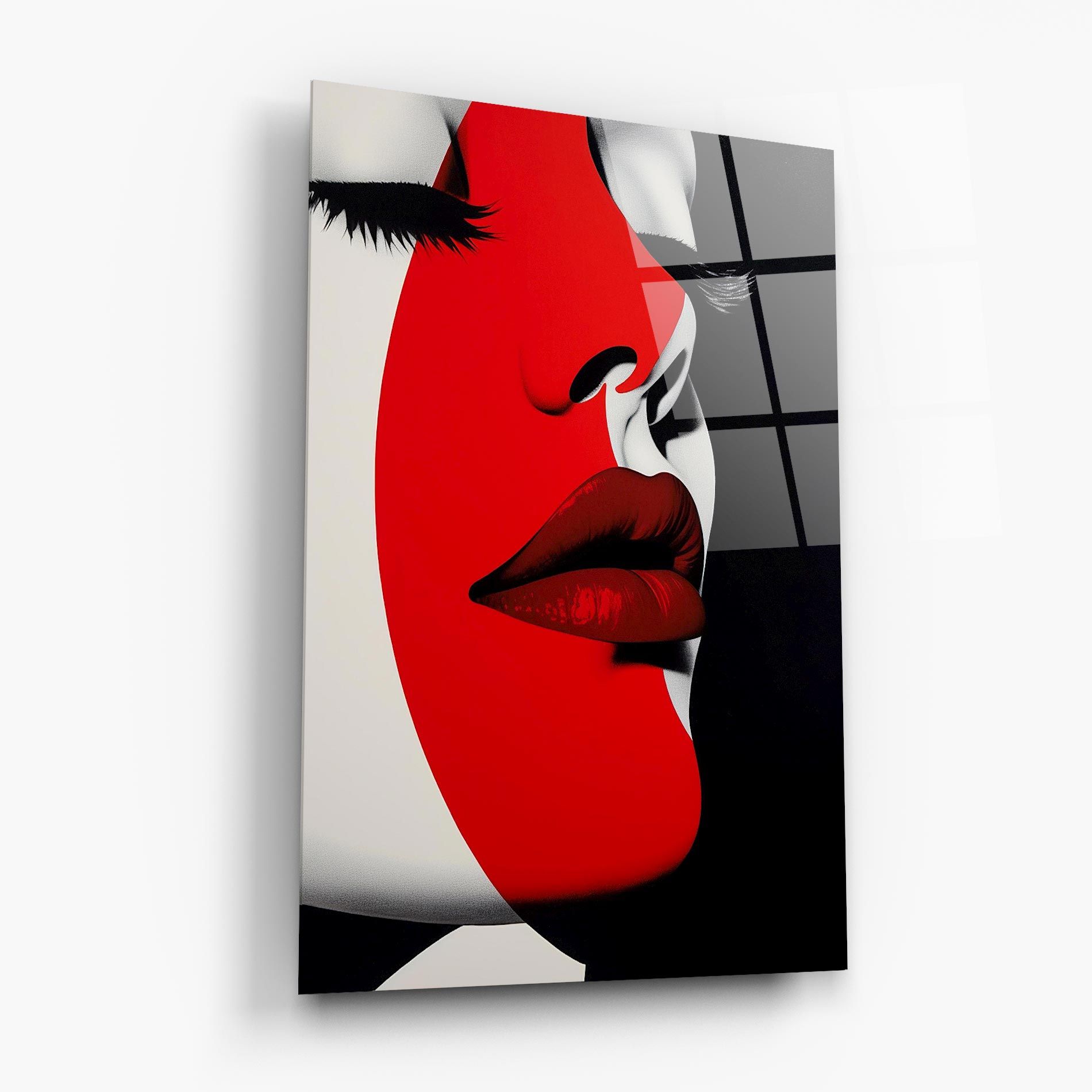 Dark Red Lips mockup 6