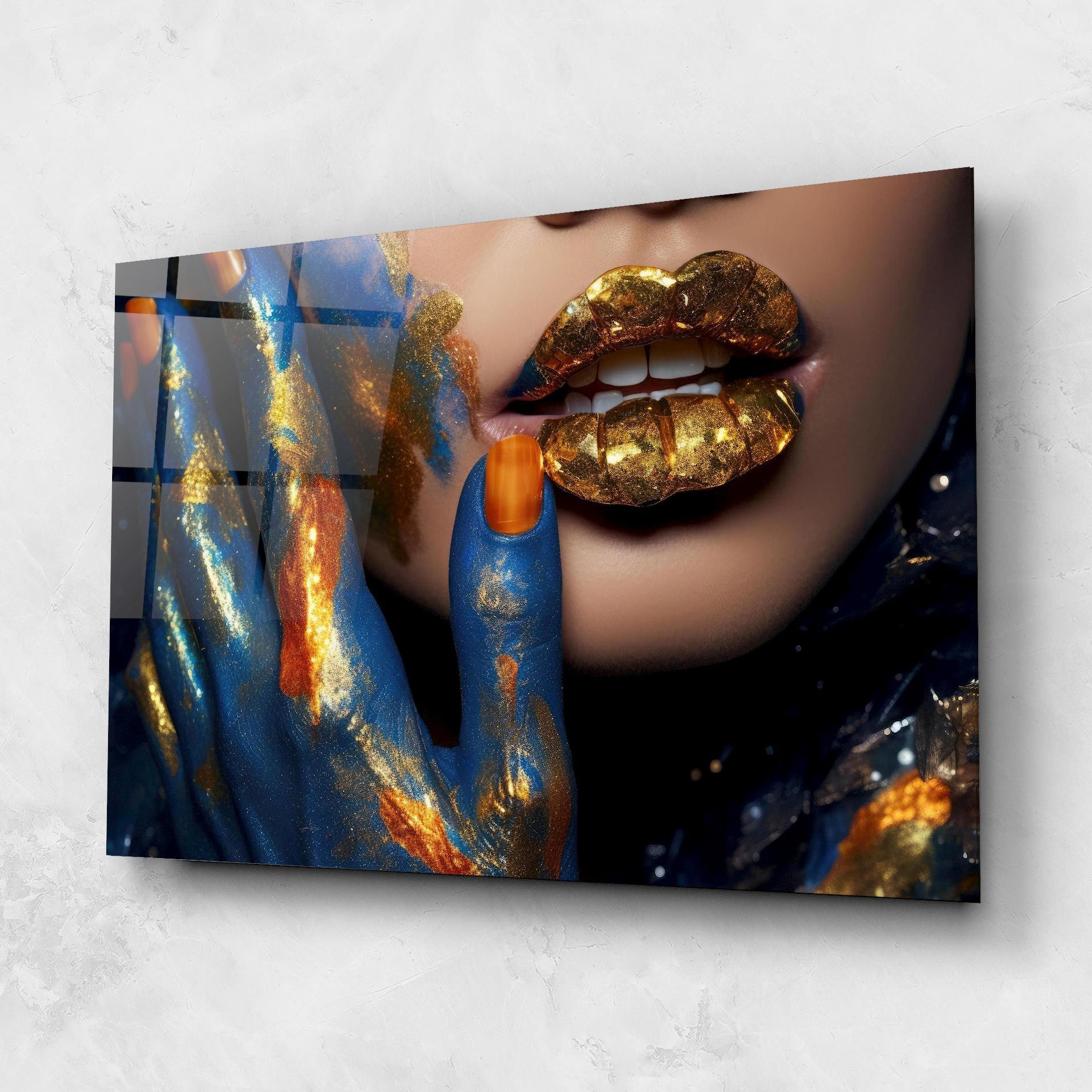 Blue Hand Lips mockup 1