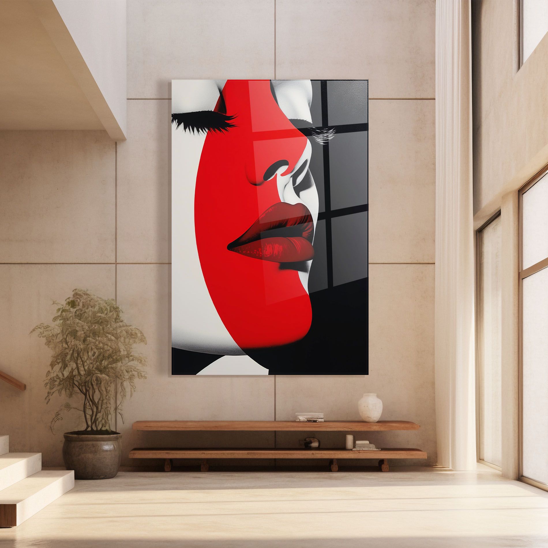 Dark Red Lips mockup 8