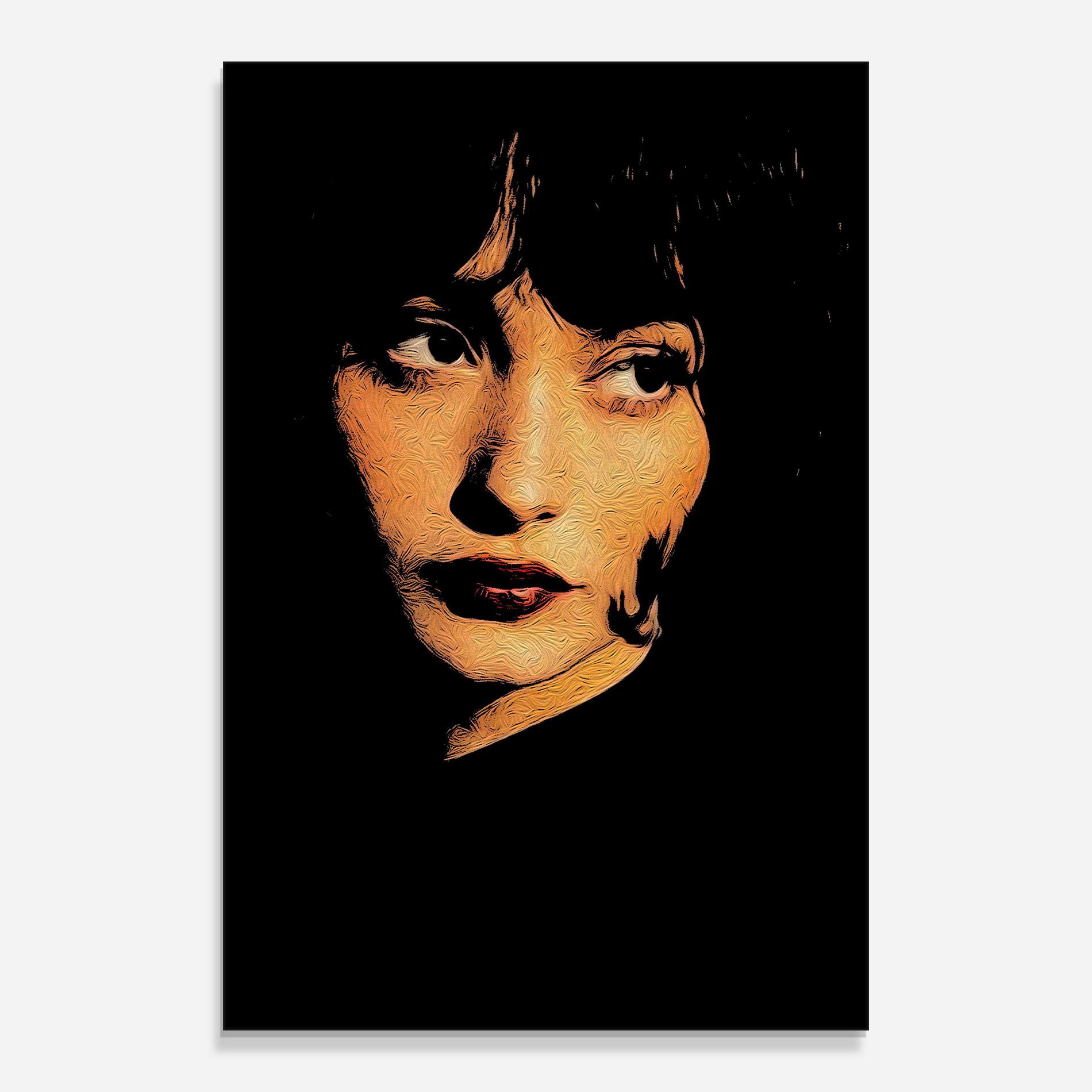 Стъклена картина Light Portrait mockup 0