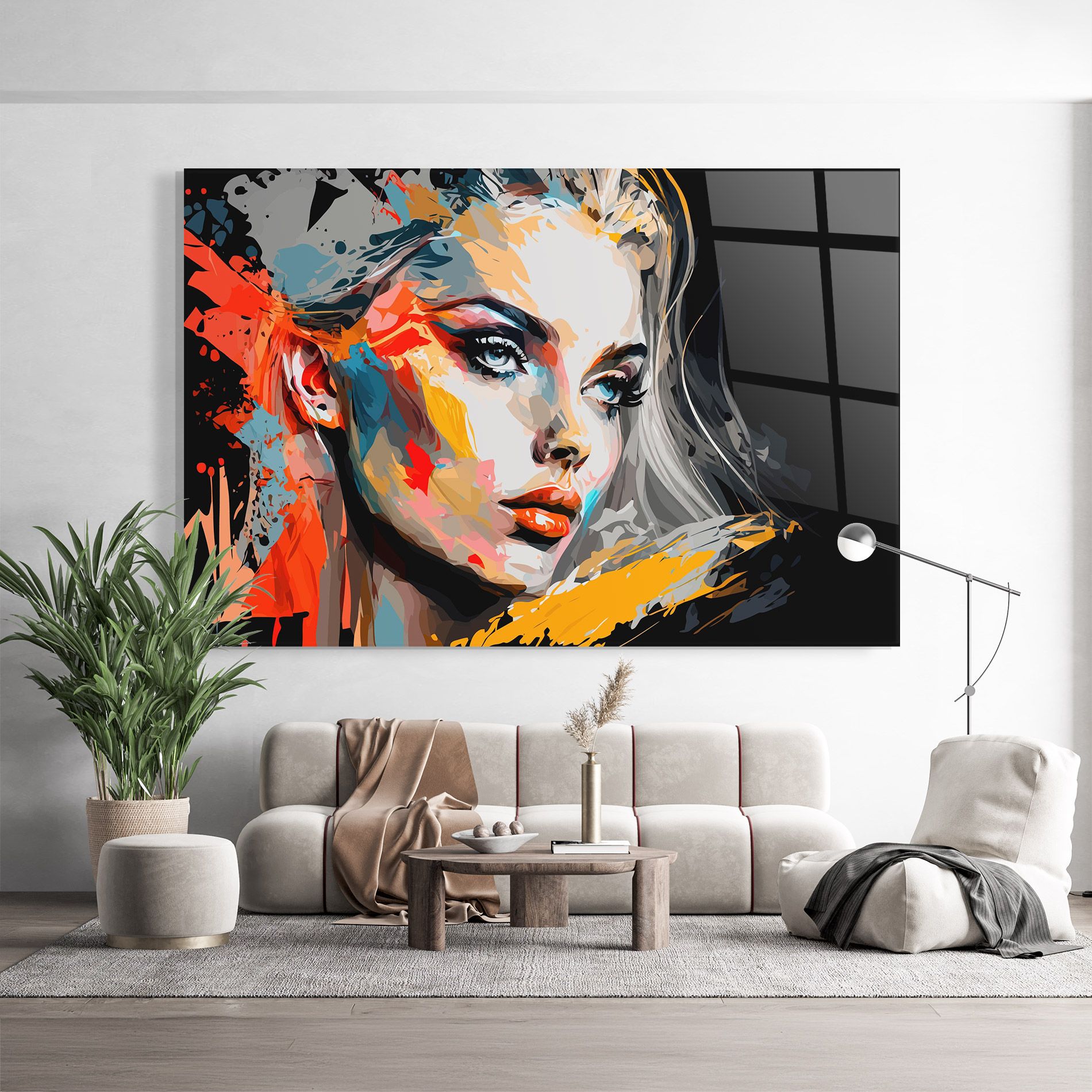 Blue Eye Face mockup 9