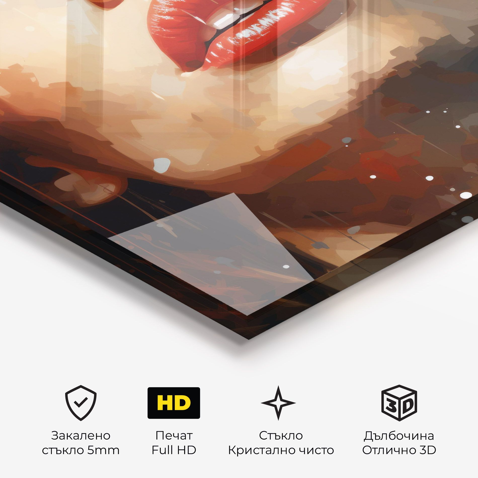 Close Up Look Portrait mockup 3