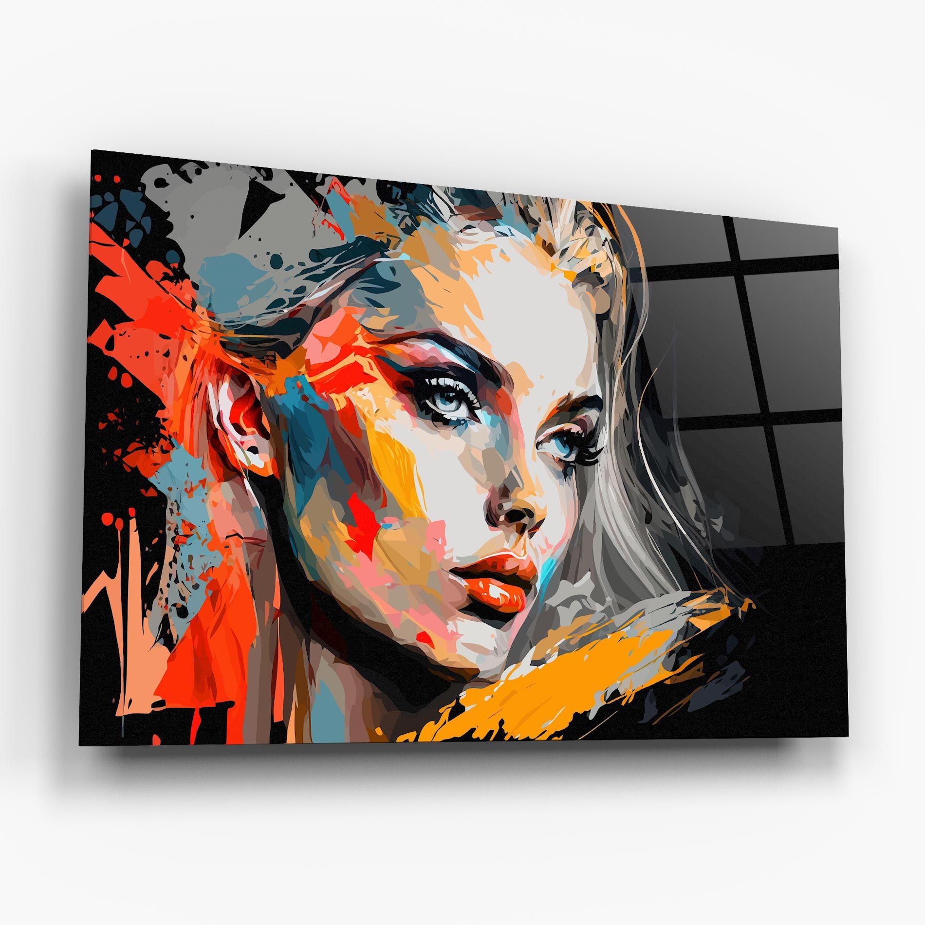 Blue Eye Face mockup 6