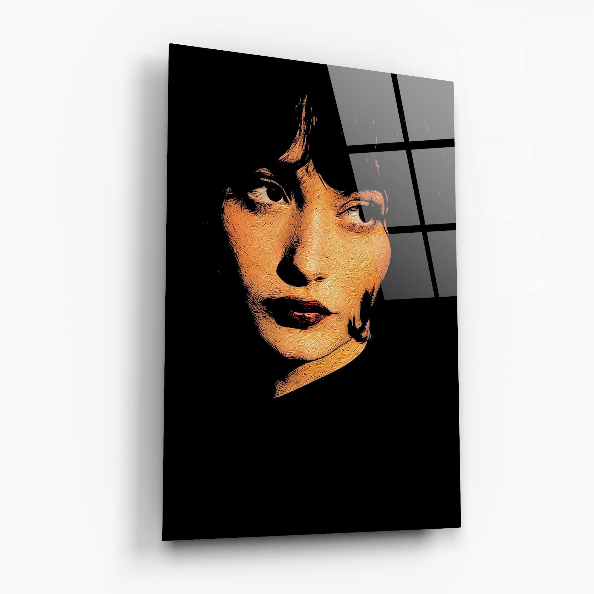 Стъклена картина Light Portrait mockup 6