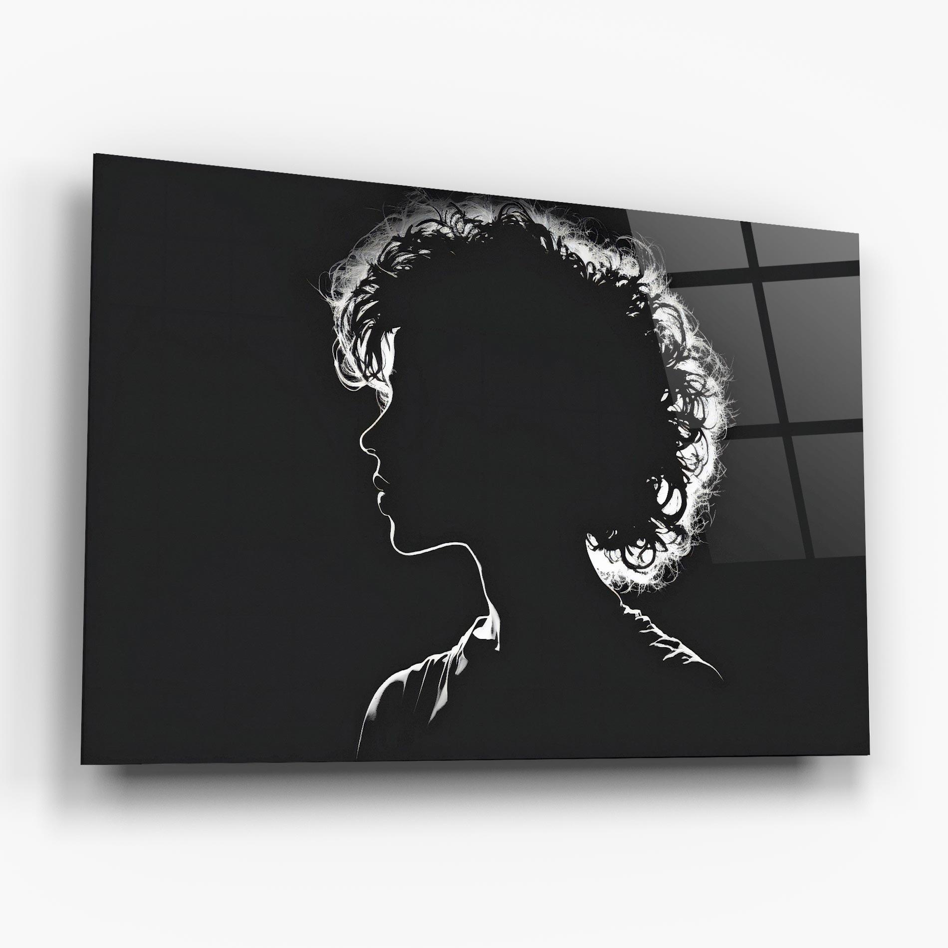 Стъклена картина Digital Silhouette mockup 6