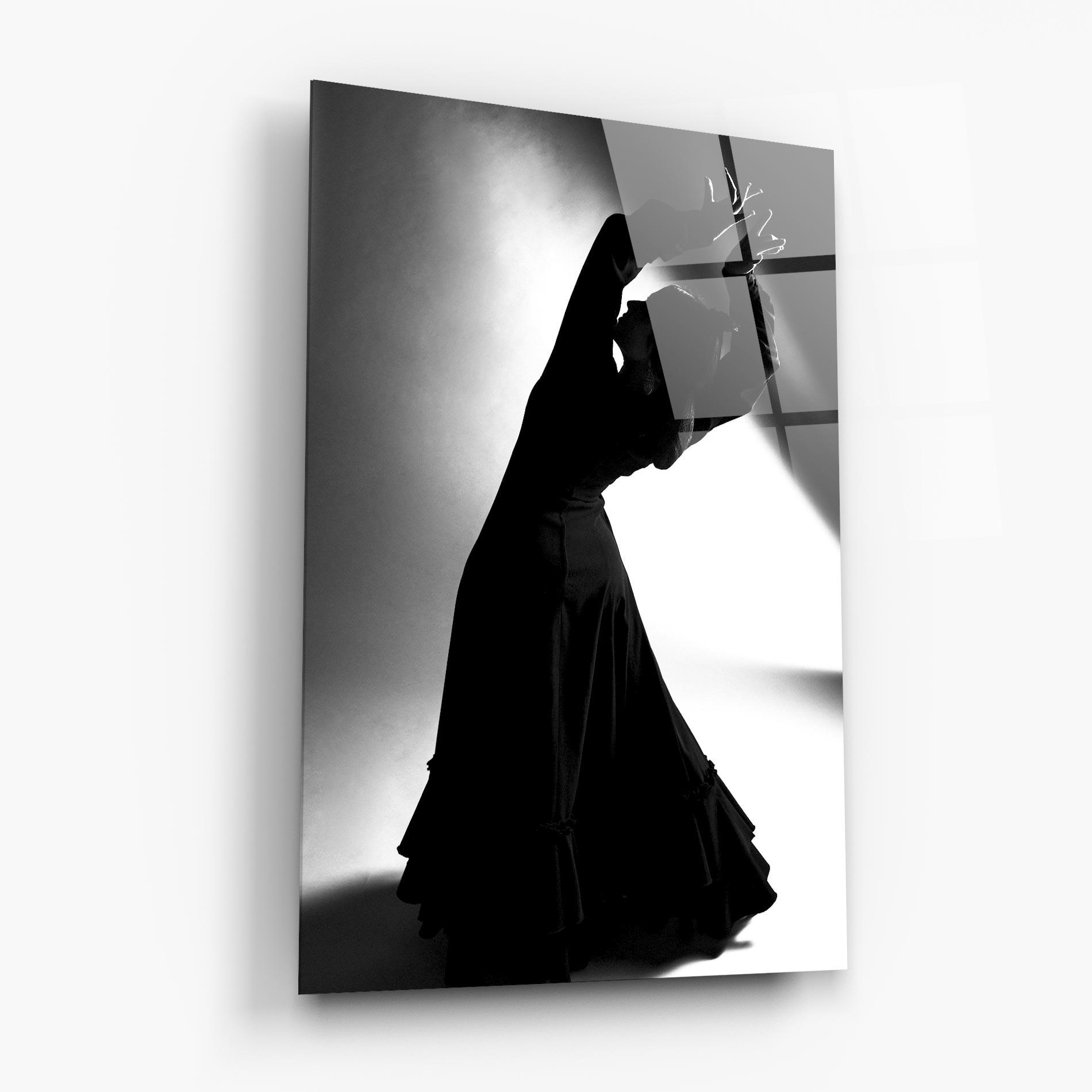 Стъклена картина Full Shot Dancer mockup 6