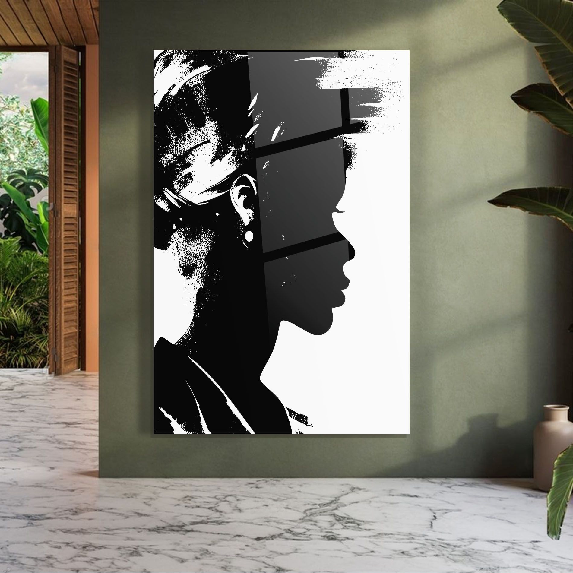 Black Silhouette mockup 7