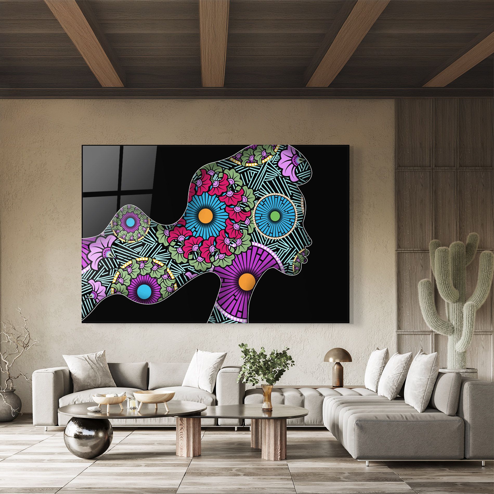 Colorful Shilouette mockup 8