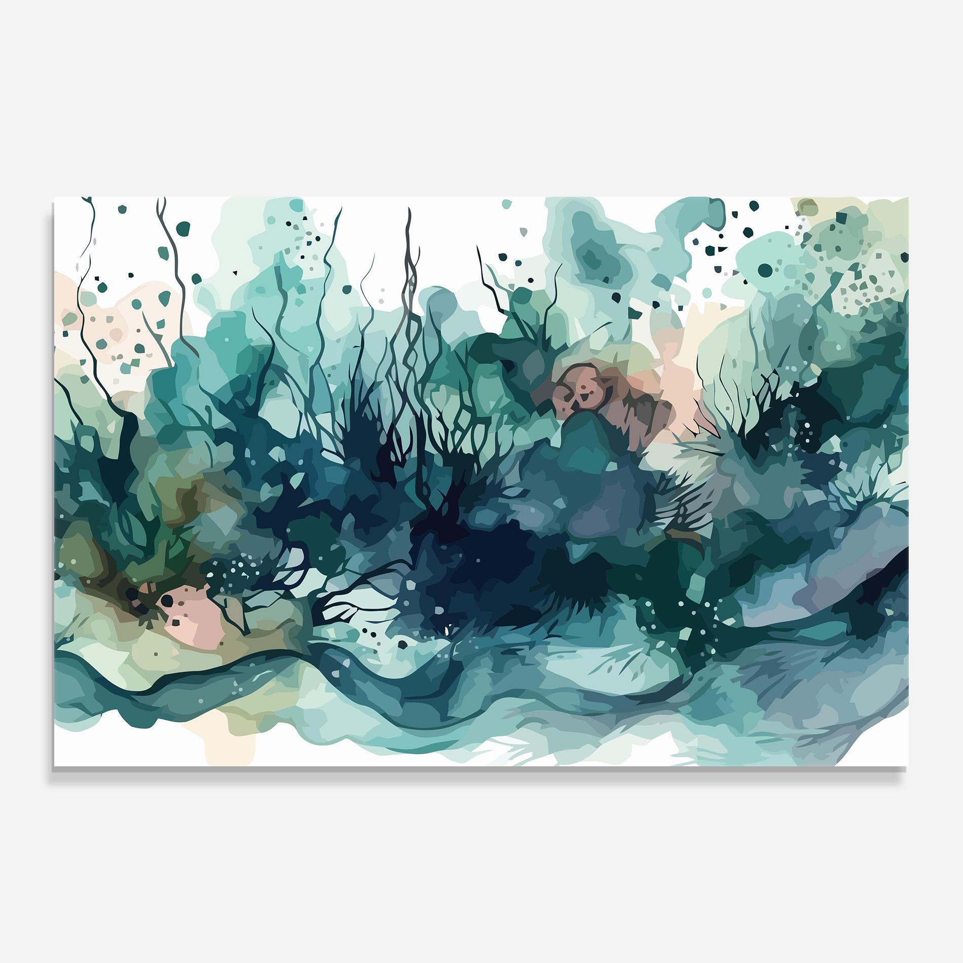 Стъклена картина Deep Ocean Art mockup 0