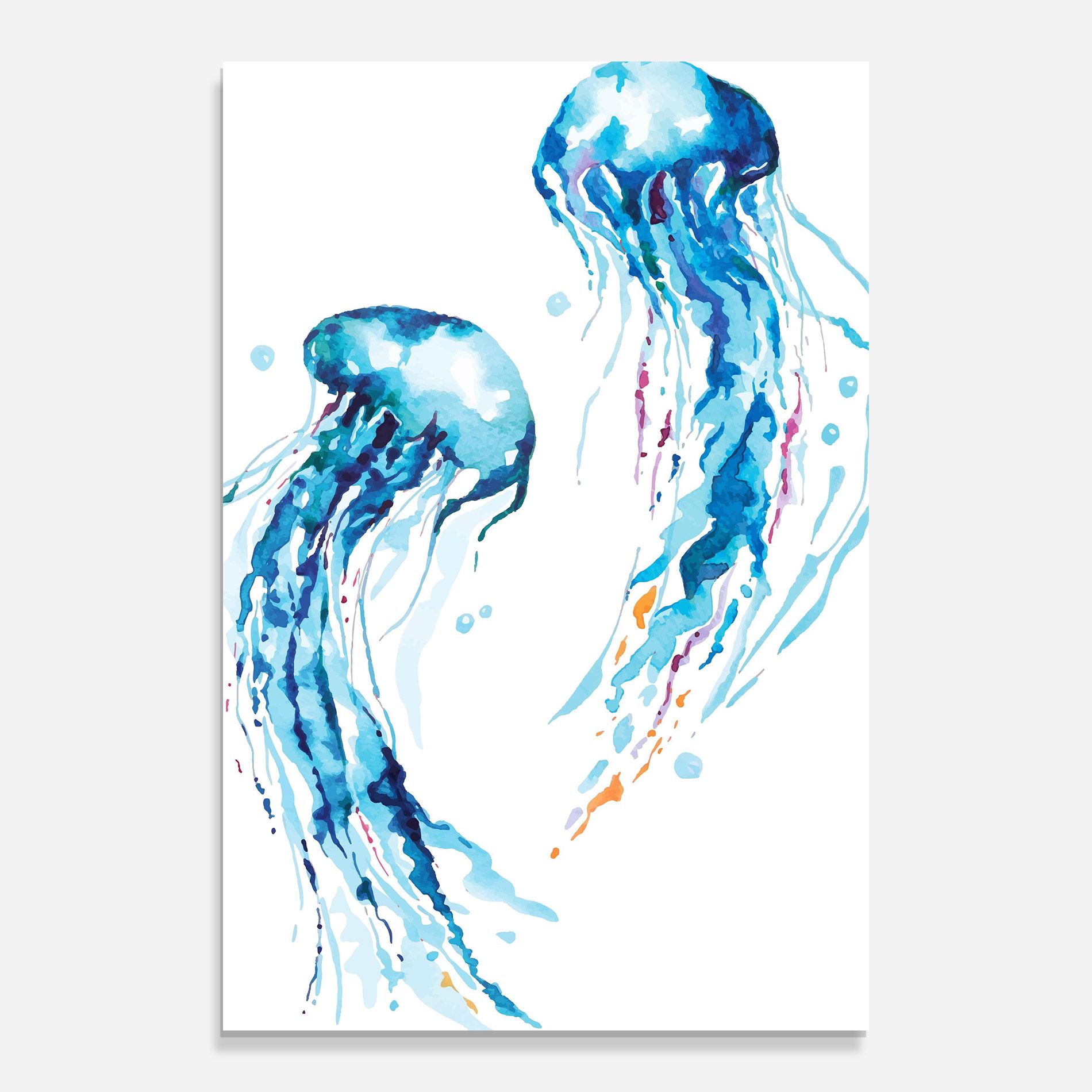 Jellyfish Watercolor mockup 0
