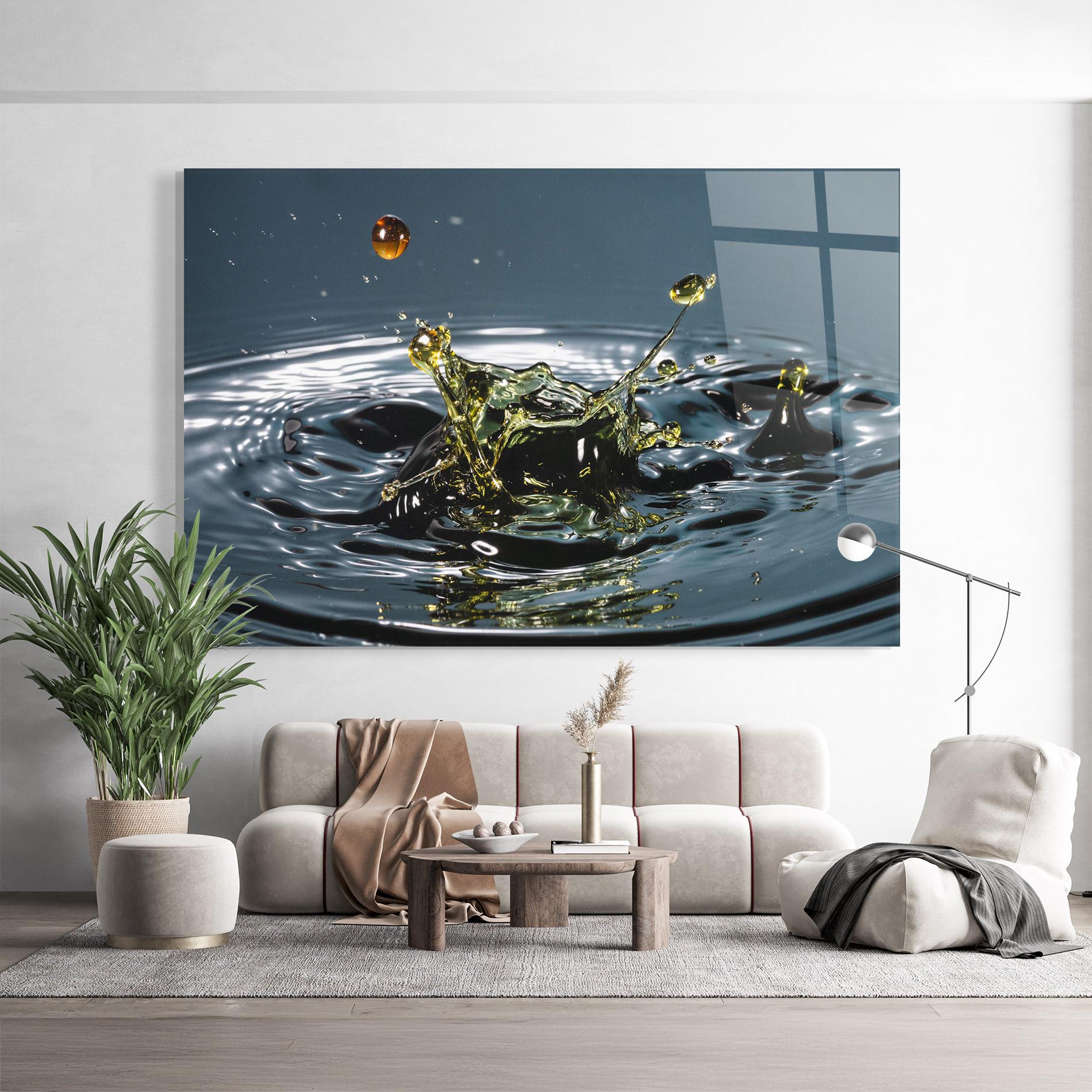 Стъклена картина Beautiful Life Water mockup 9