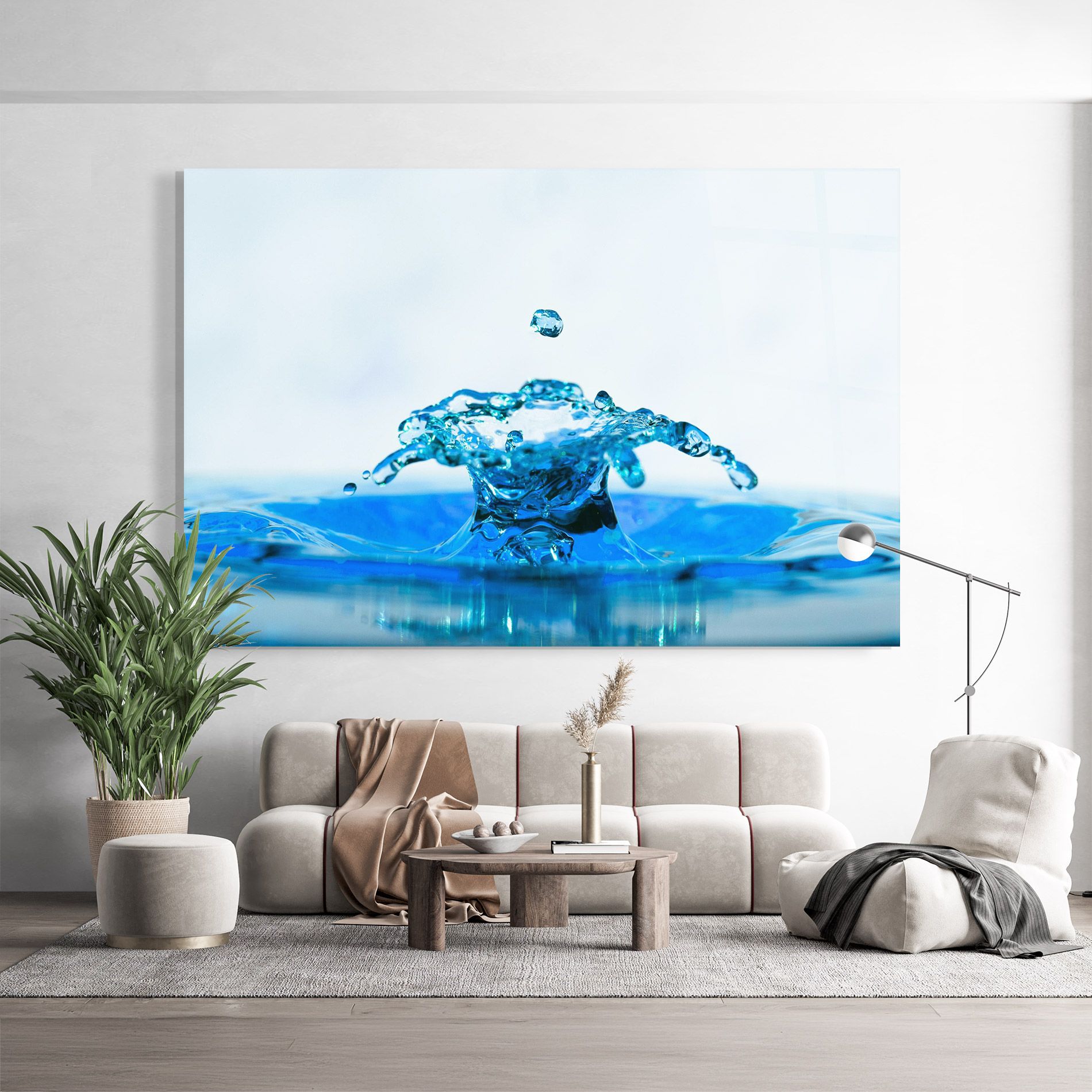 Blue Water Splash mockup 9