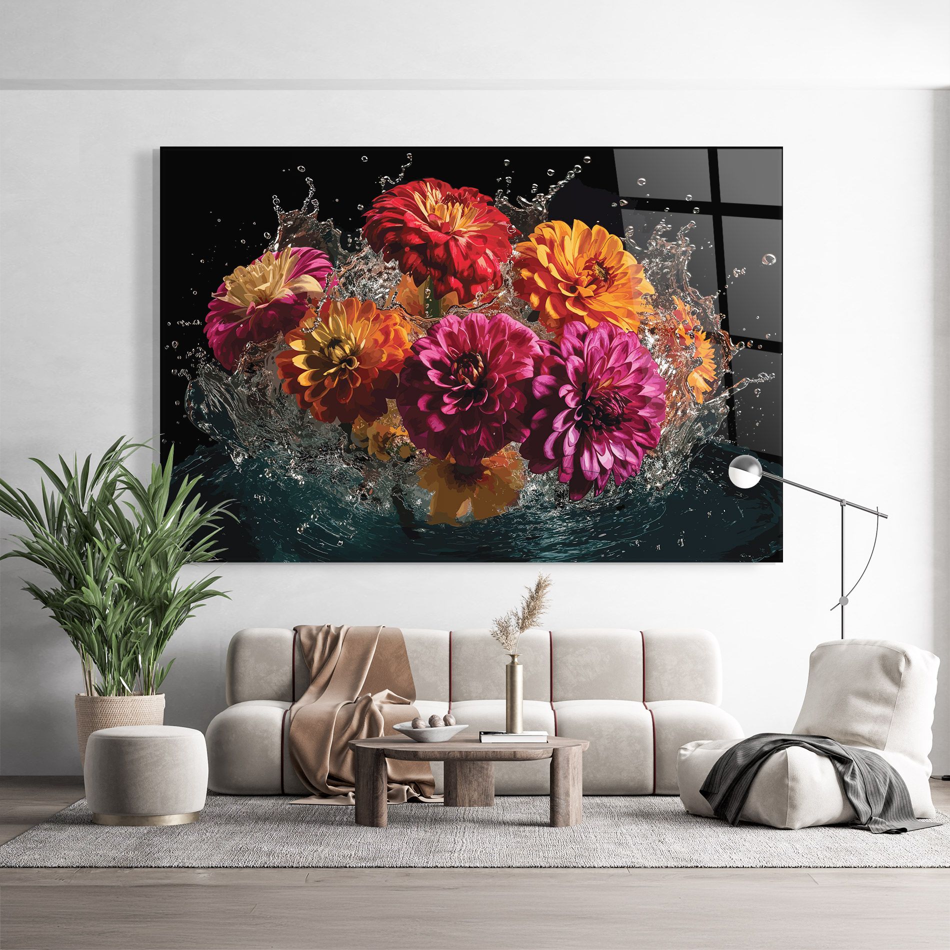 Flower Water Splash mockup 9