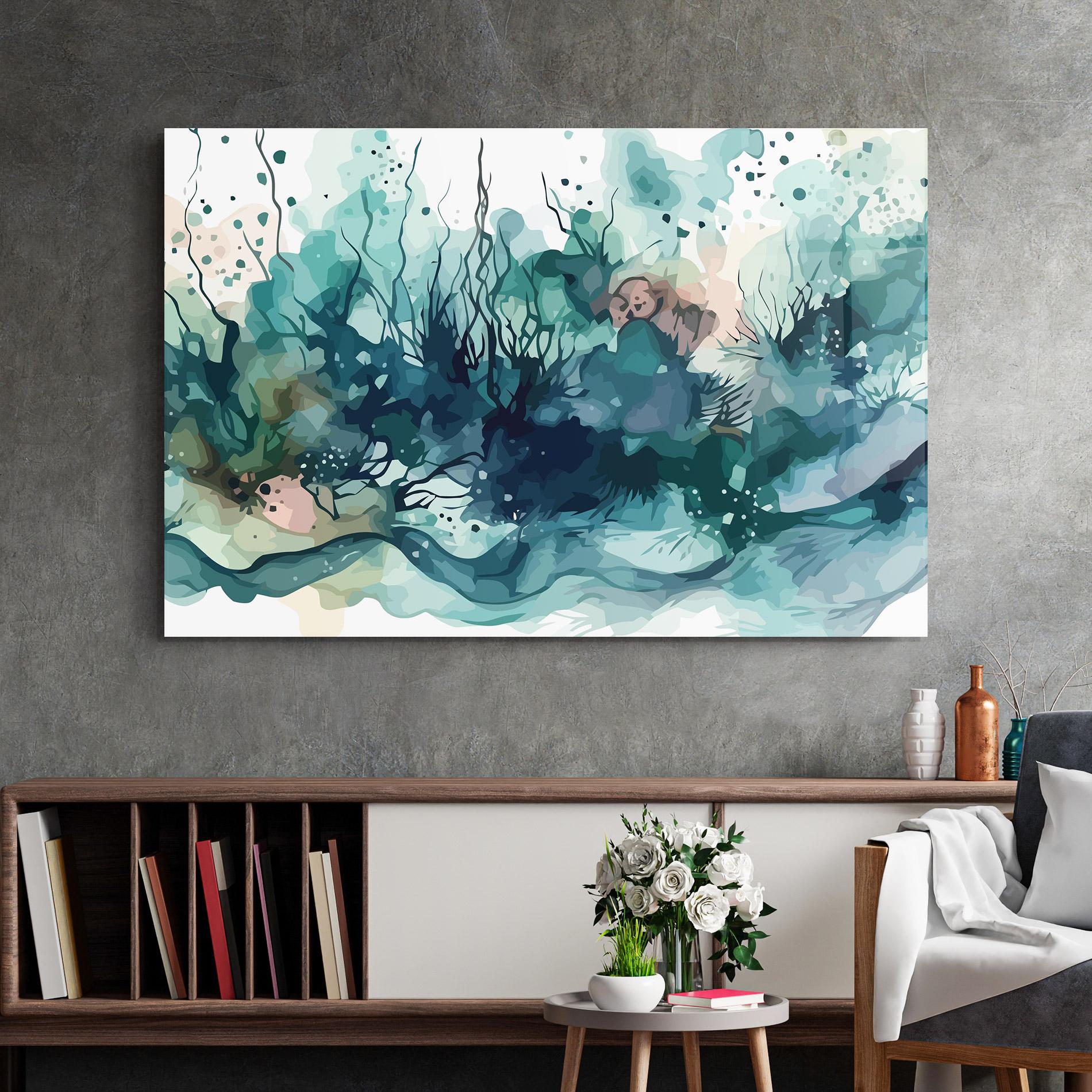 Стъклена картина Deep Ocean Art mockup 2