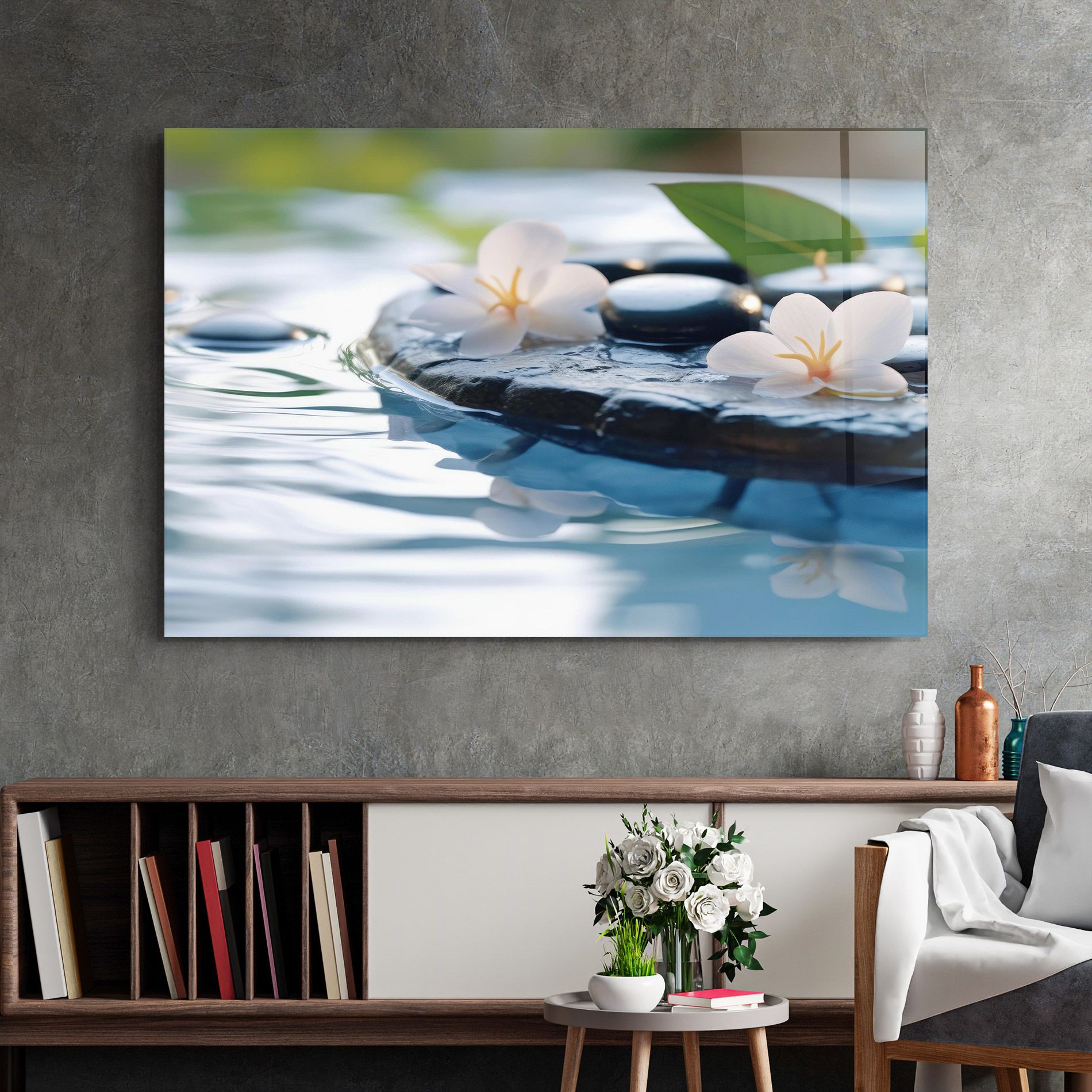 Water White Flowers mockup 2