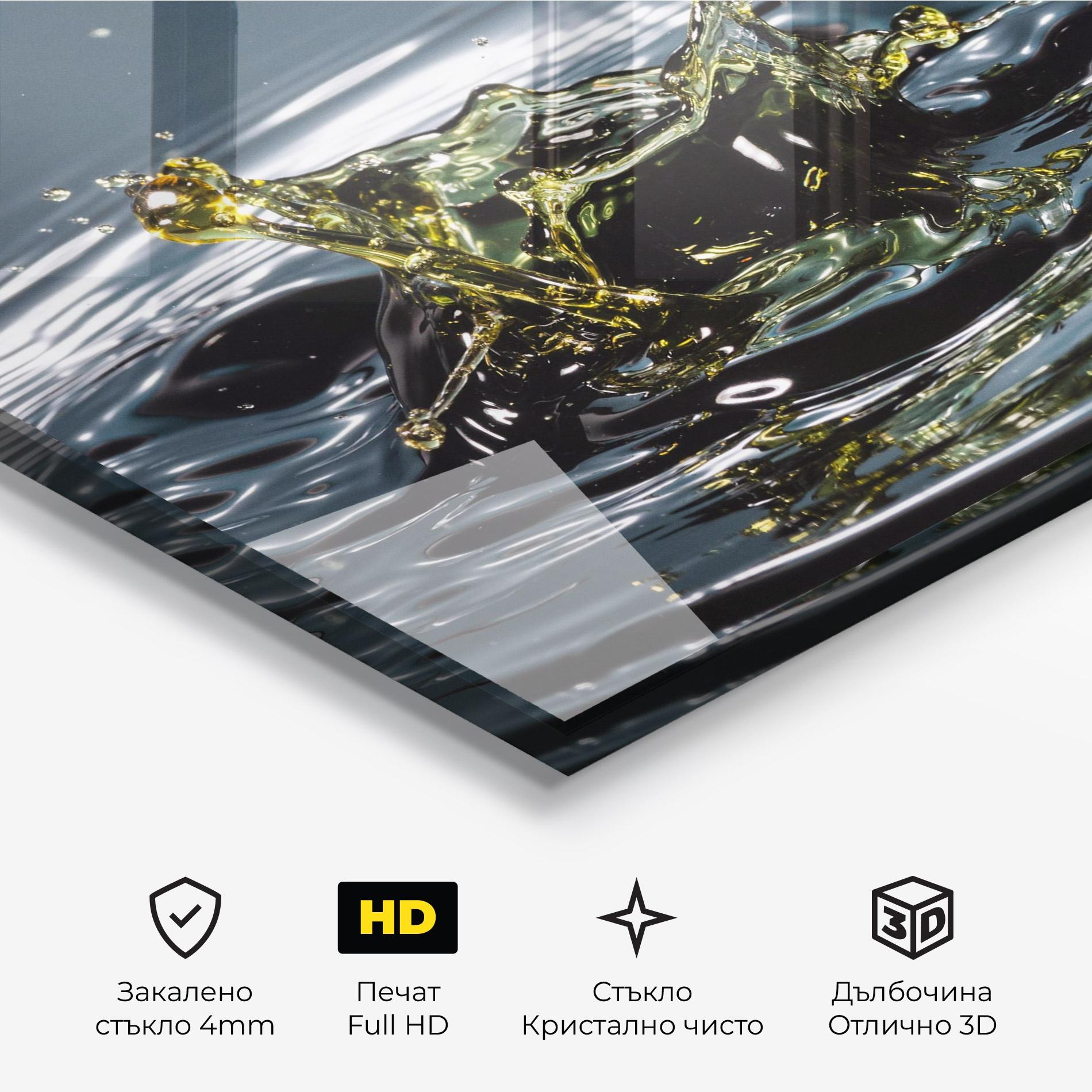 Стъклена картина Beautiful Life Water mockup 3