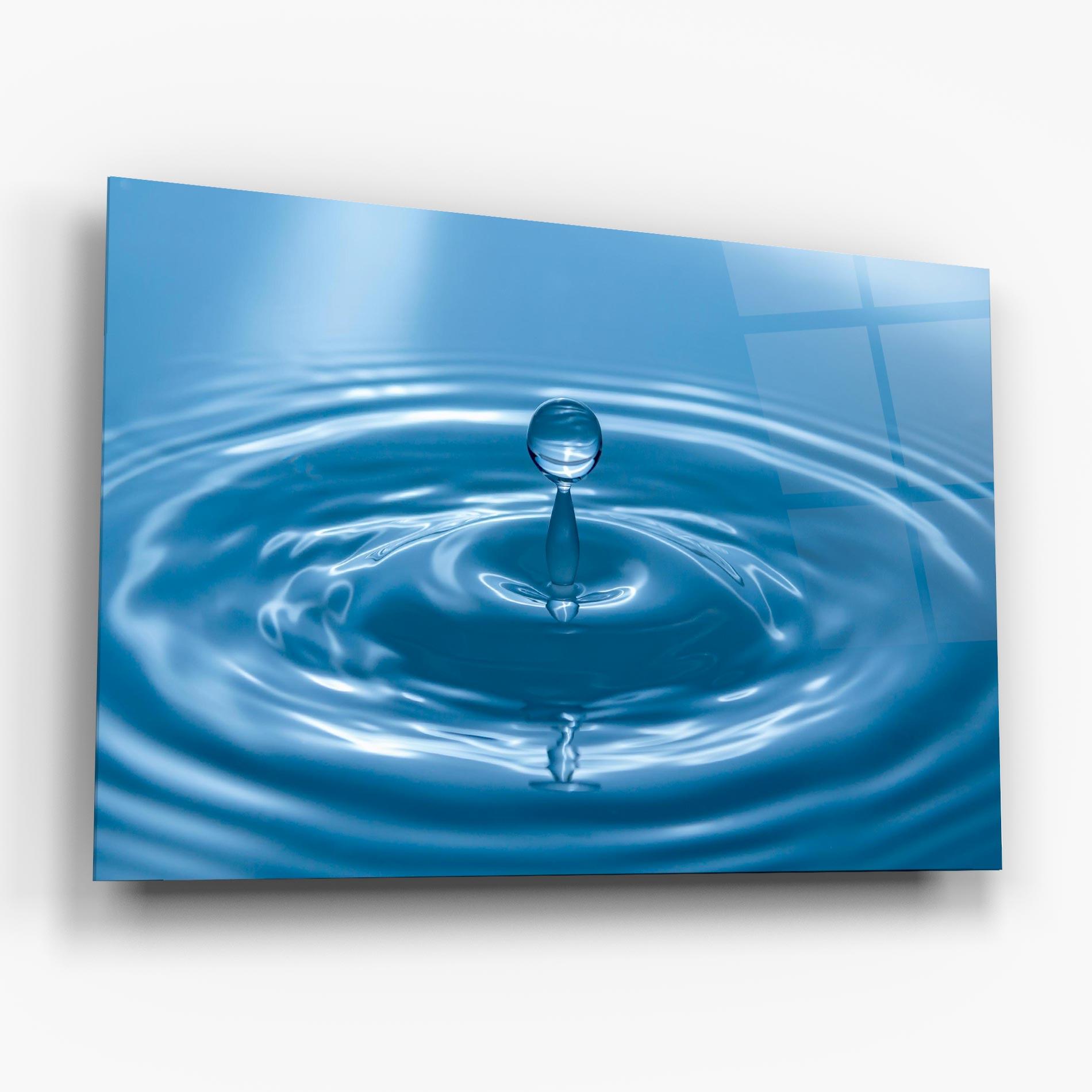 Стъклена картина Drop Close Up mockup 6