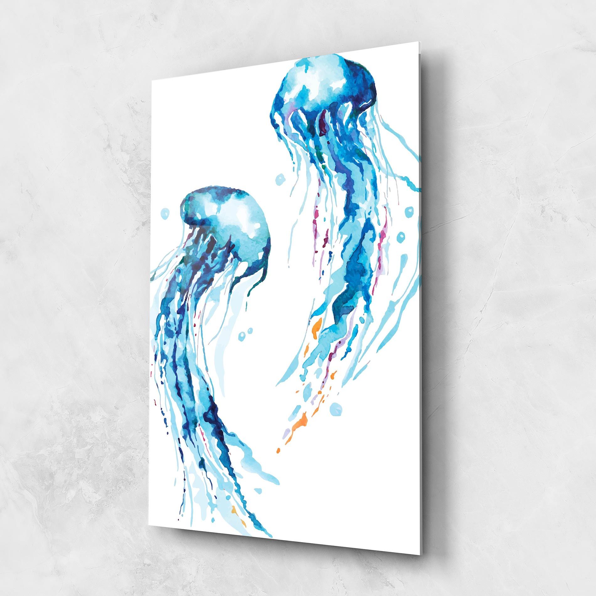 Jellyfish Watercolor mockup 1