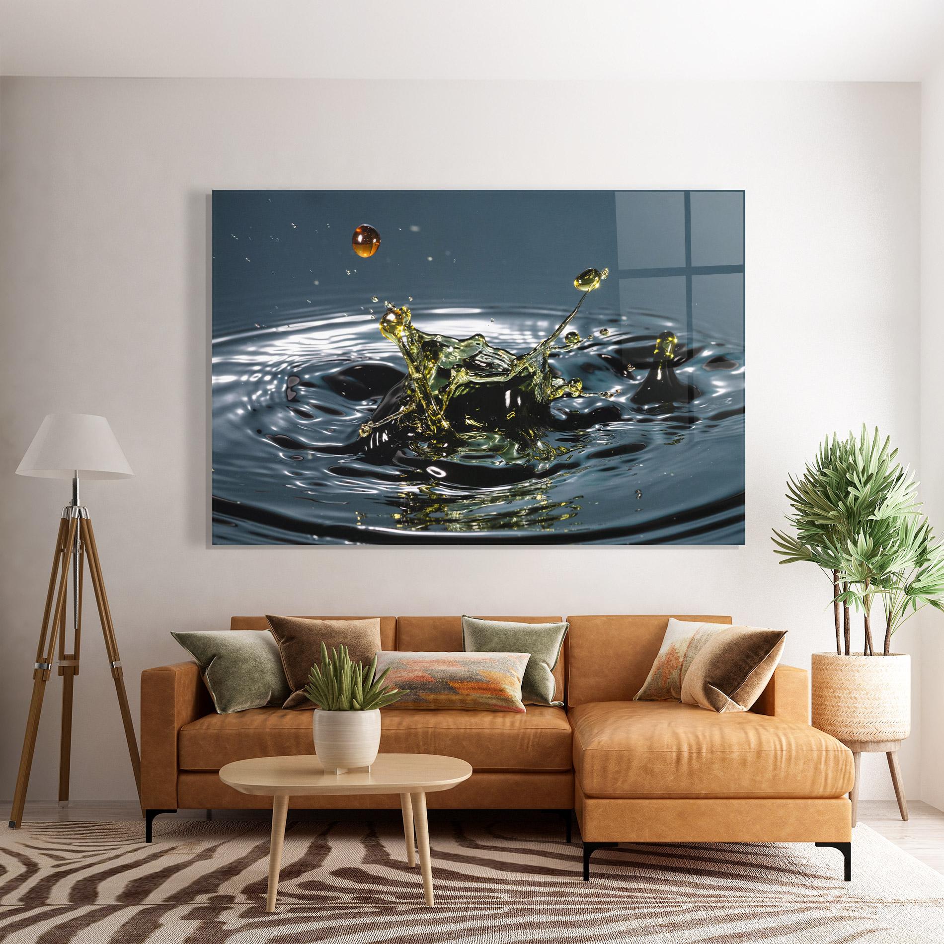 Стъклена картина Beautiful Life Water mockup 7