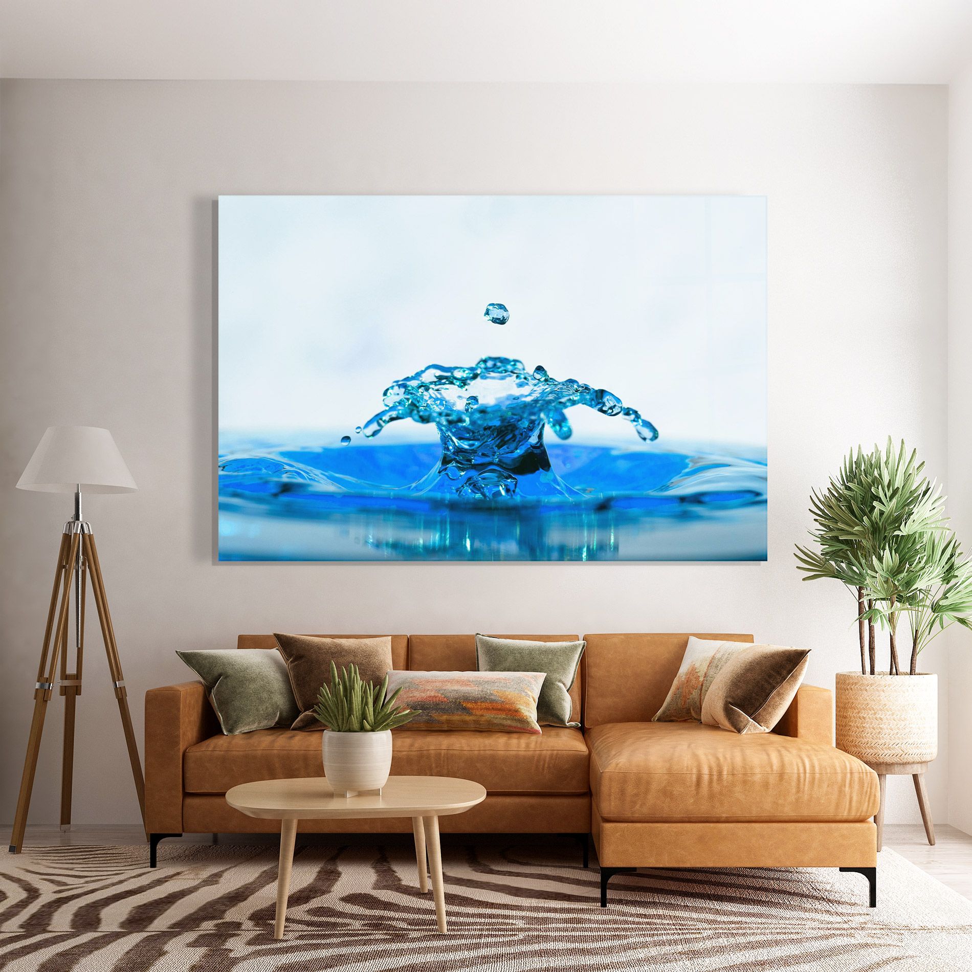 Blue Water Splash mockup 7