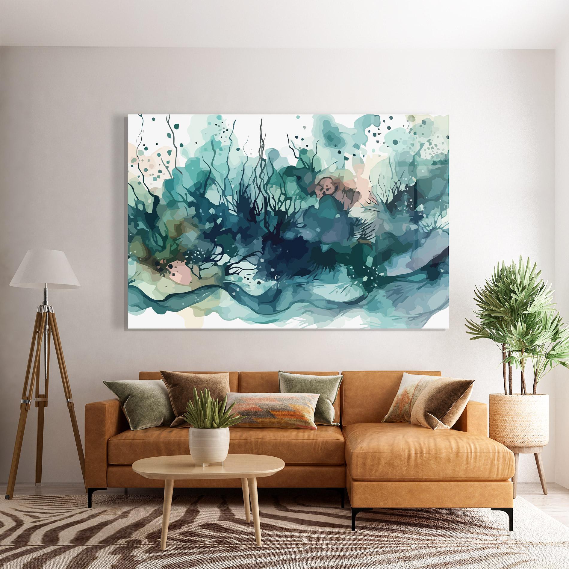 Стъклена картина Deep Ocean Art mockup 7