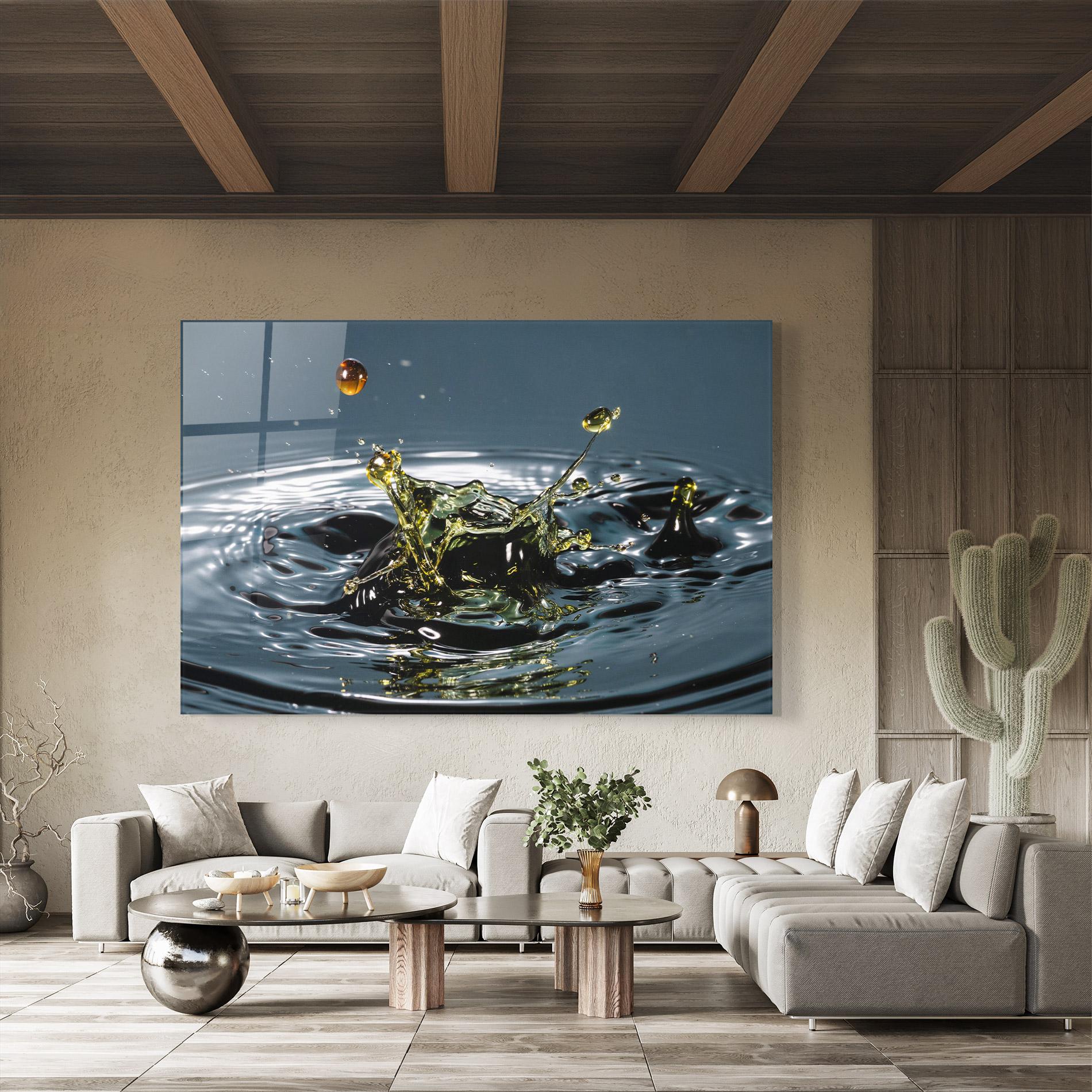 Стъклена картина Beautiful Life Water mockup 8