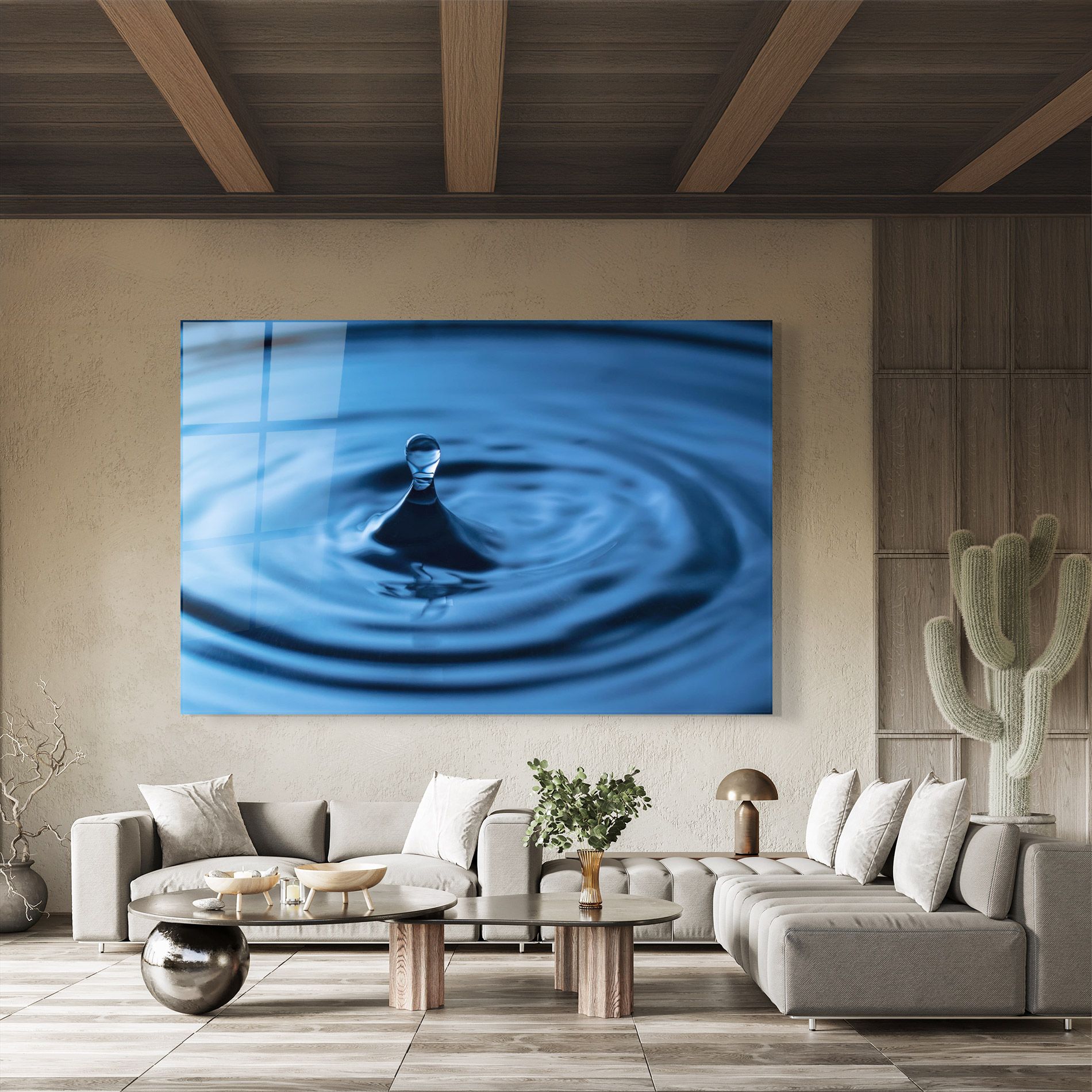 Blue Small Drop mockup 8