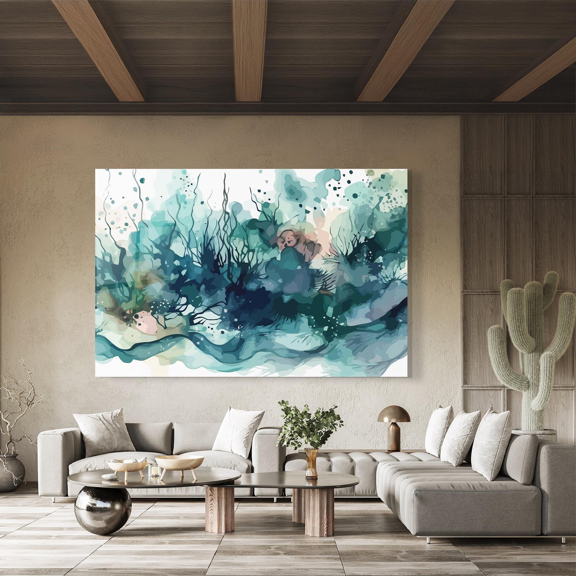 Стъклена картина Deep Ocean Art mockup 8