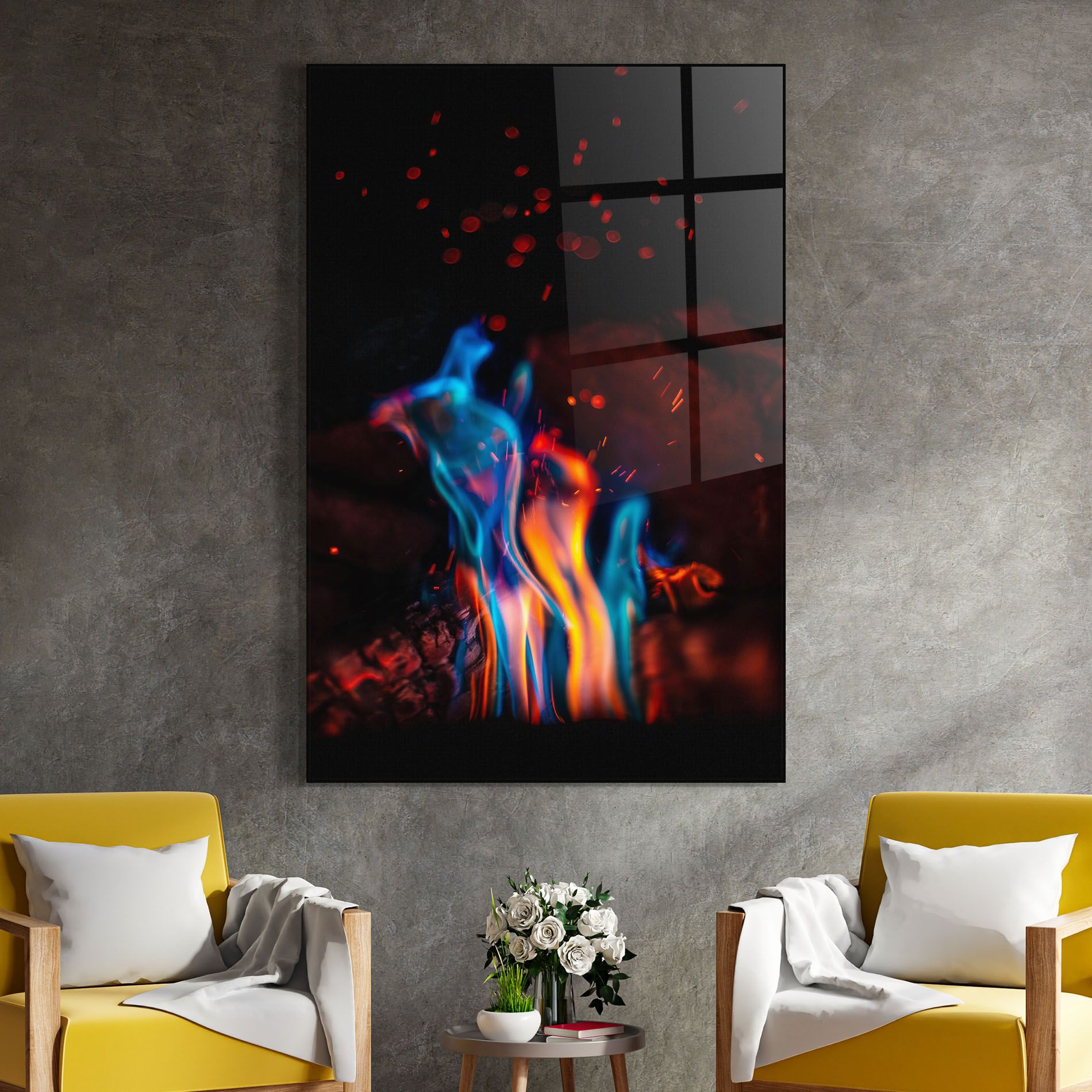 Blue Orange Fire mockup 4