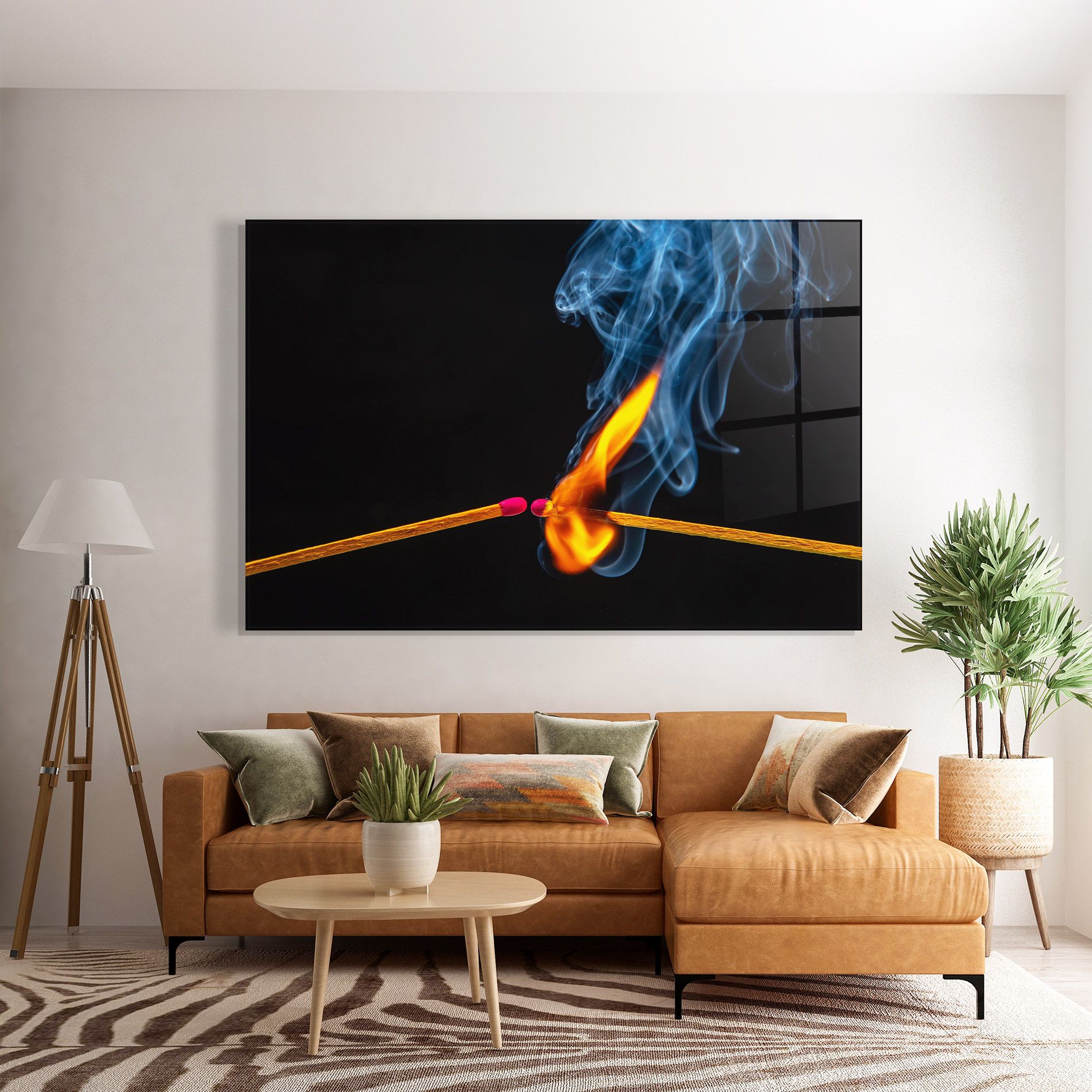 Burning Smoking Match mockup 7