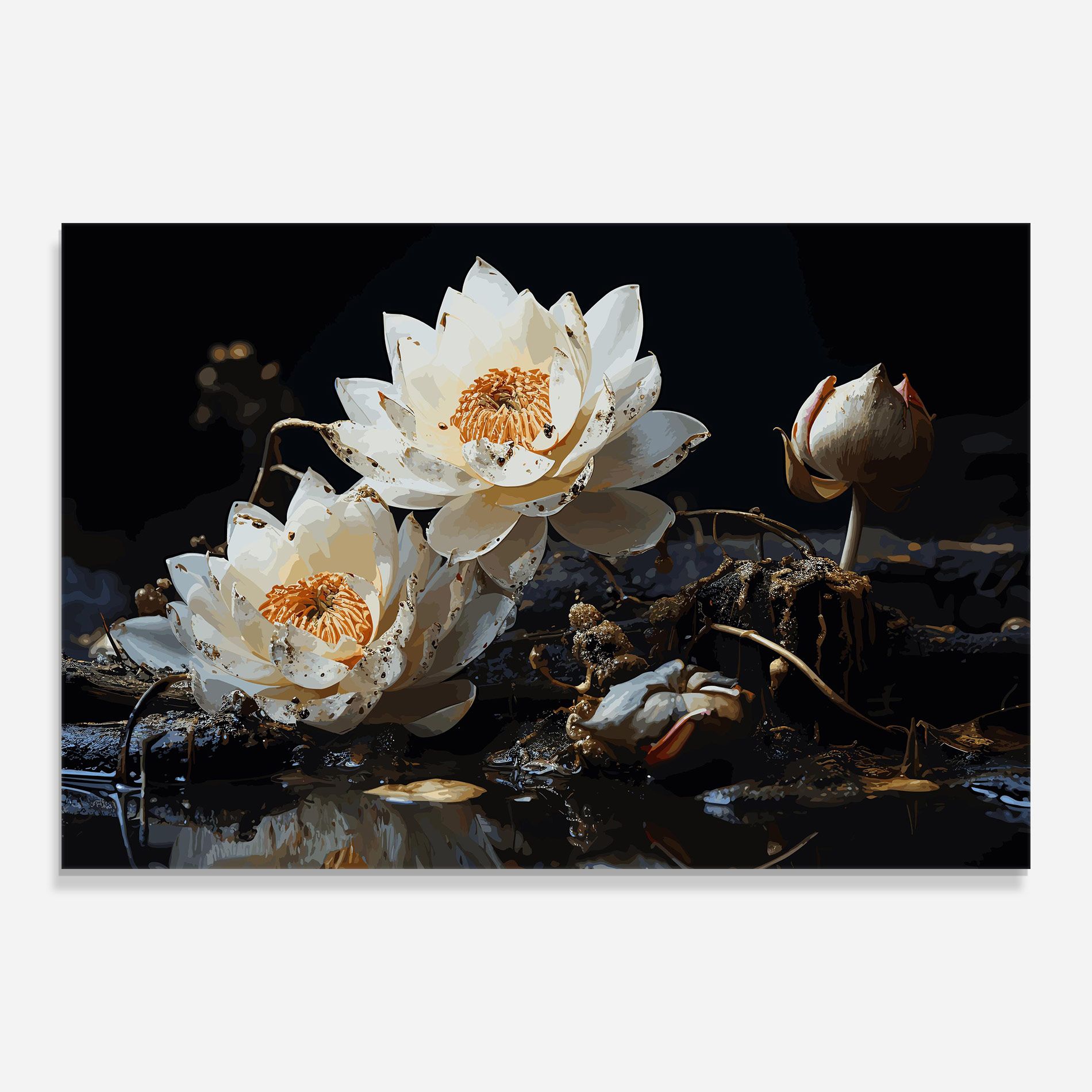 Beautiful White Nature mockup 0