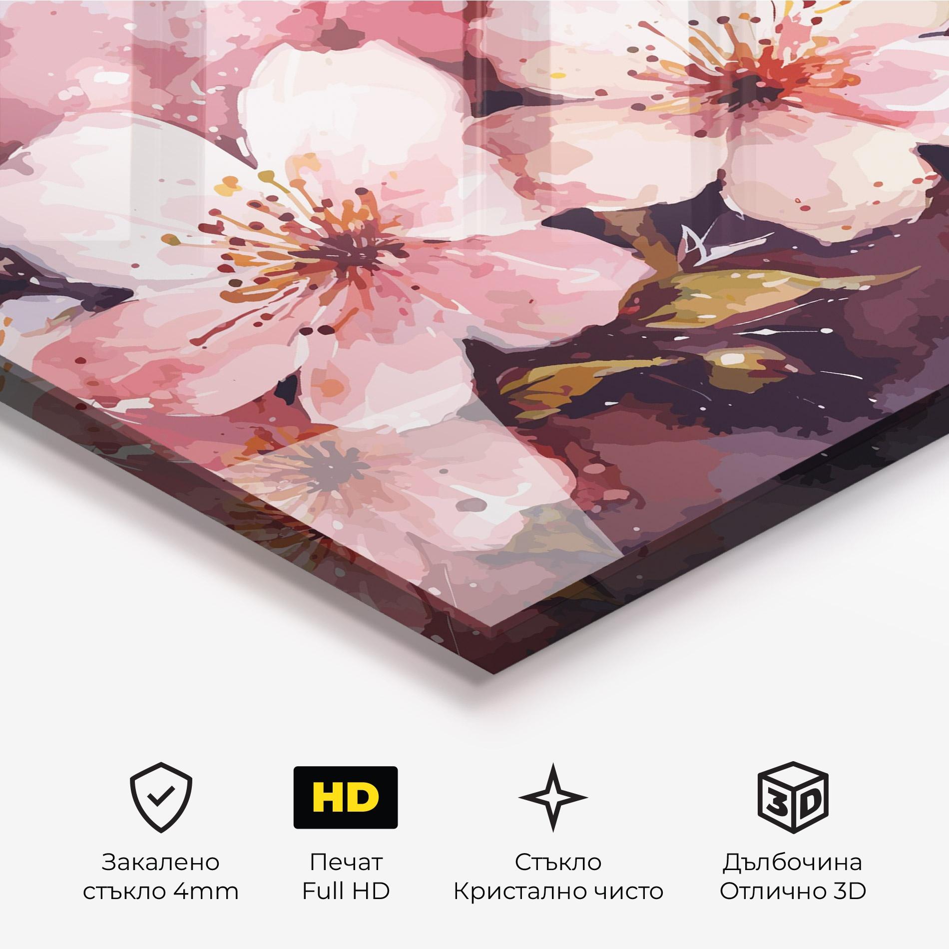 Стъклена картина Beautiful Nature Art mockup 3