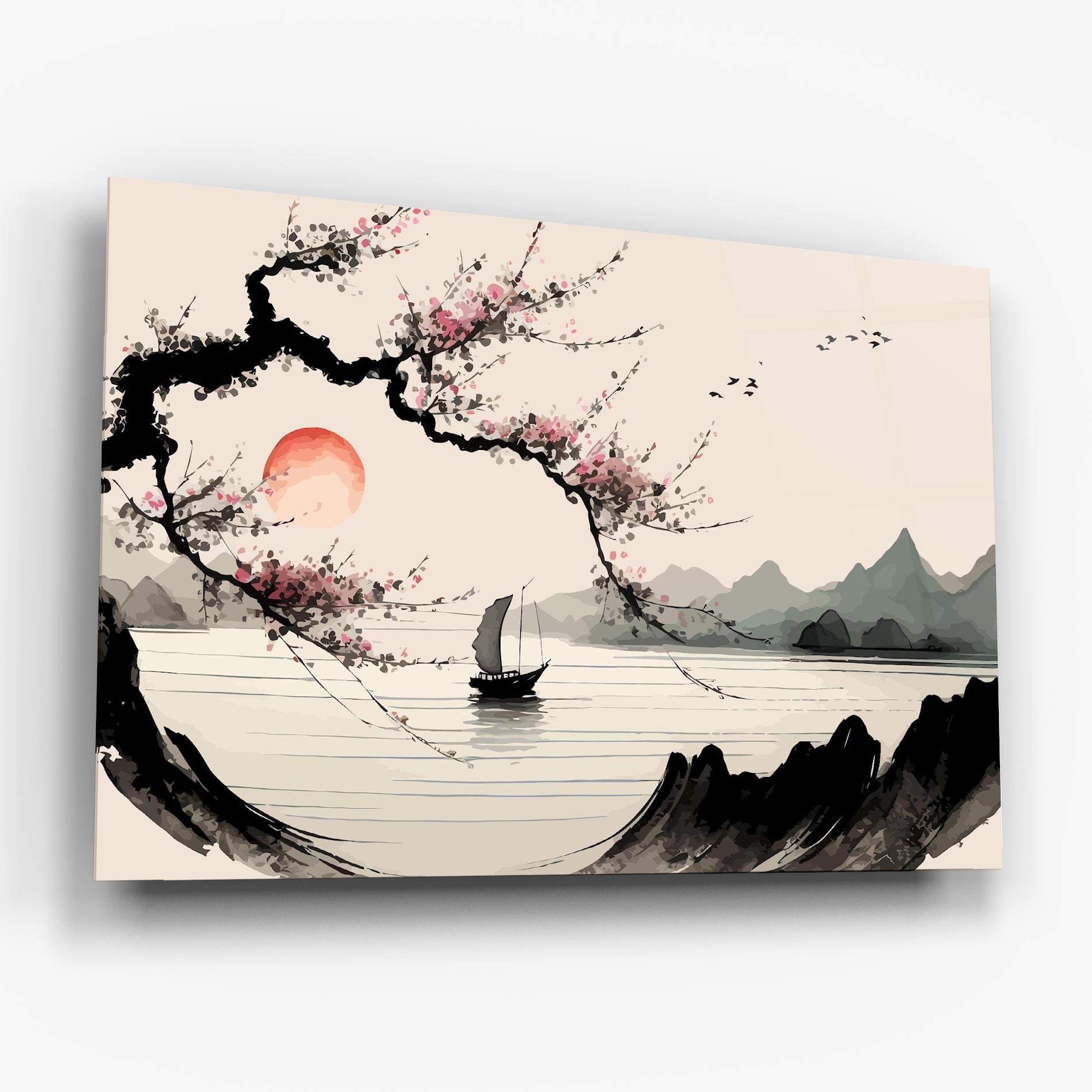 Стъклена картина Relaxing Nature mockup 6