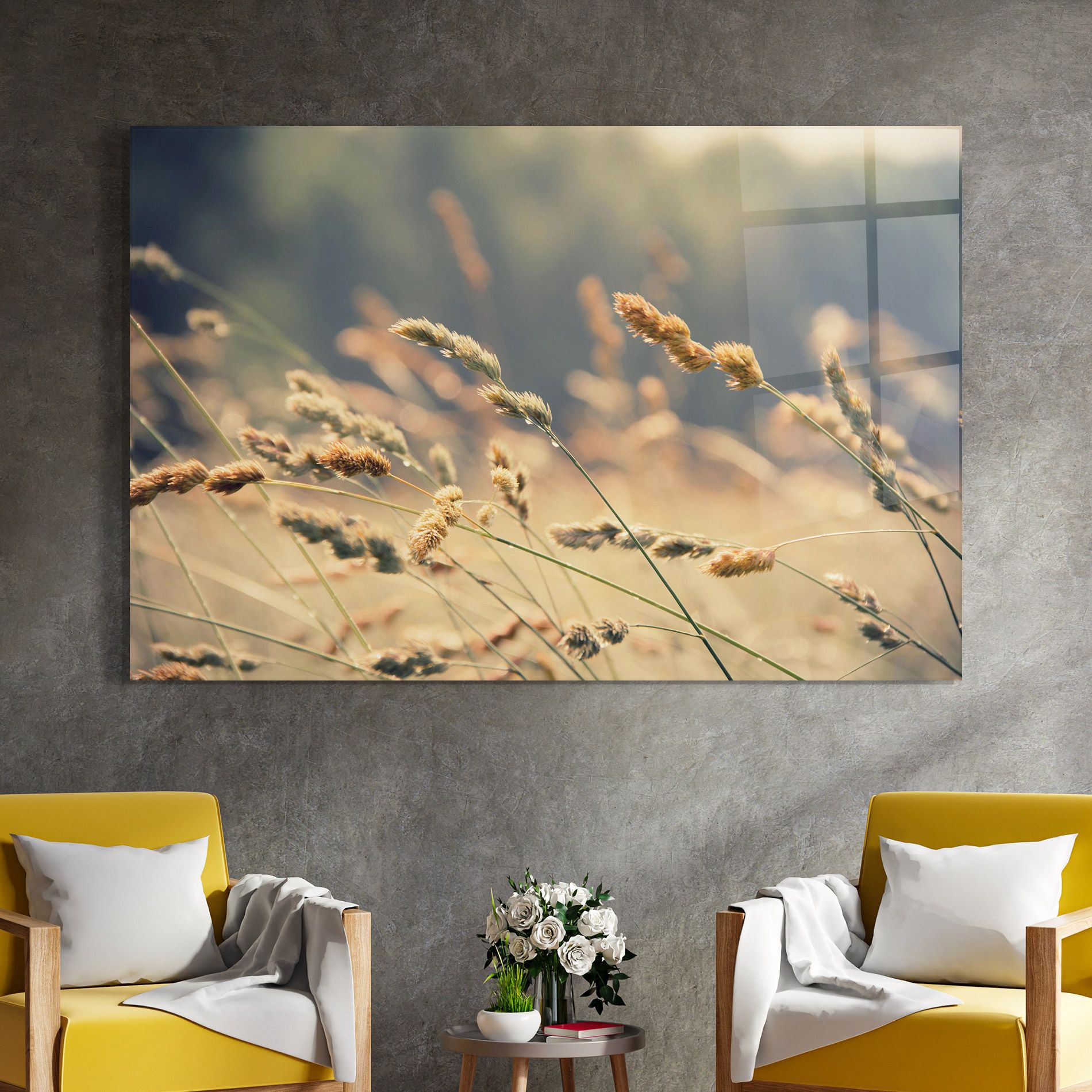 Cream Nature Plants mockup 4