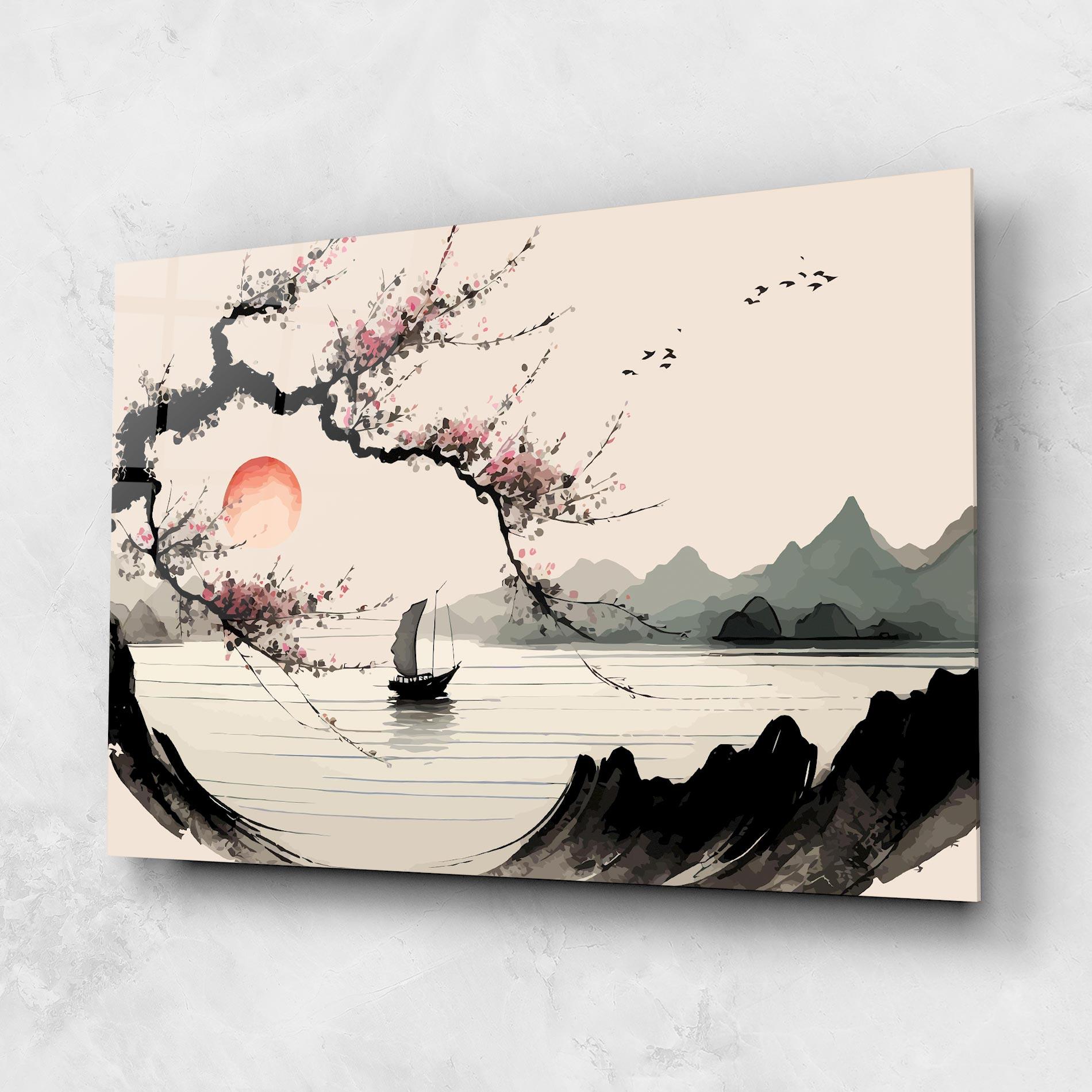 Стъклена картина Relaxing Nature mockup 1