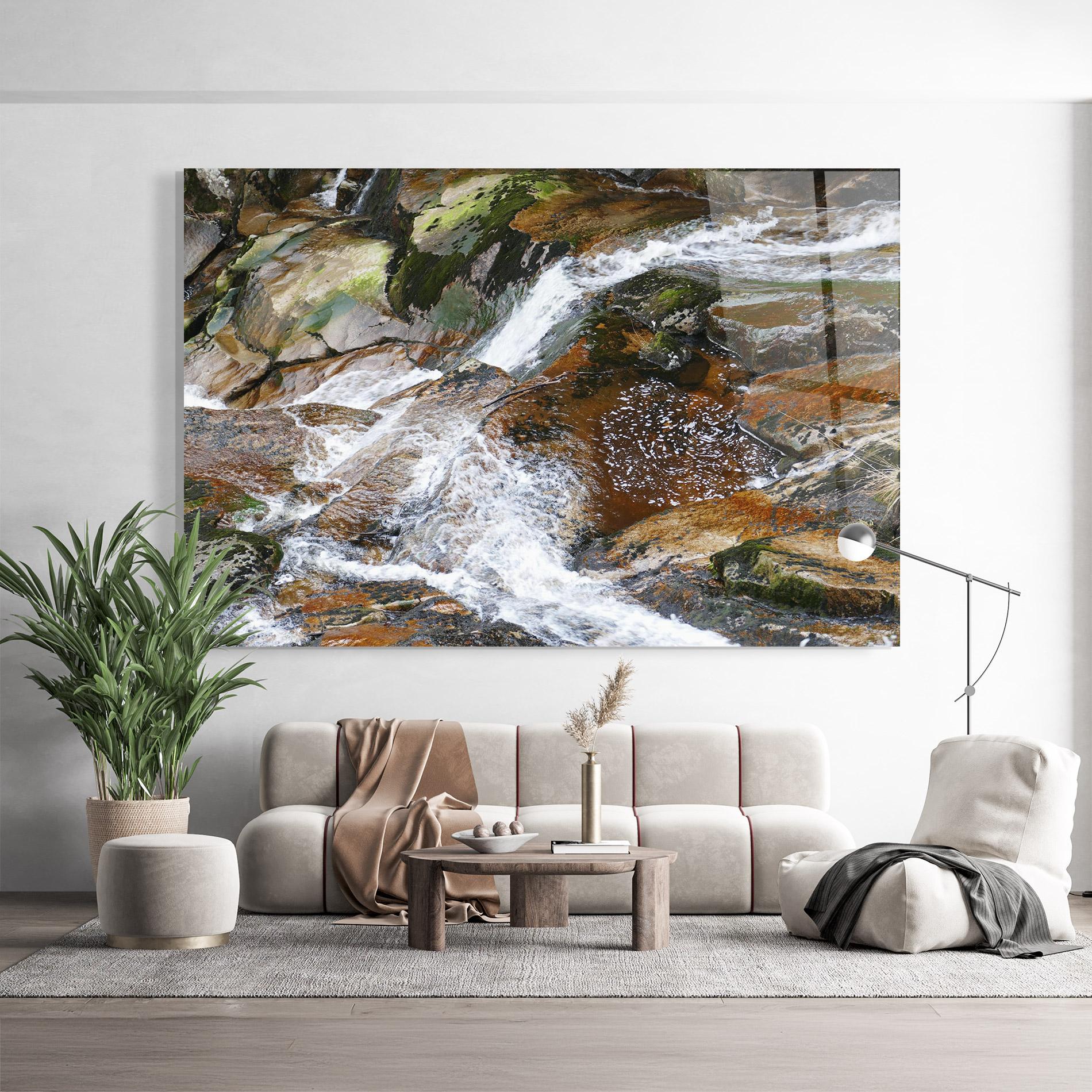 Стъклена картина Forest Peace mockup 9