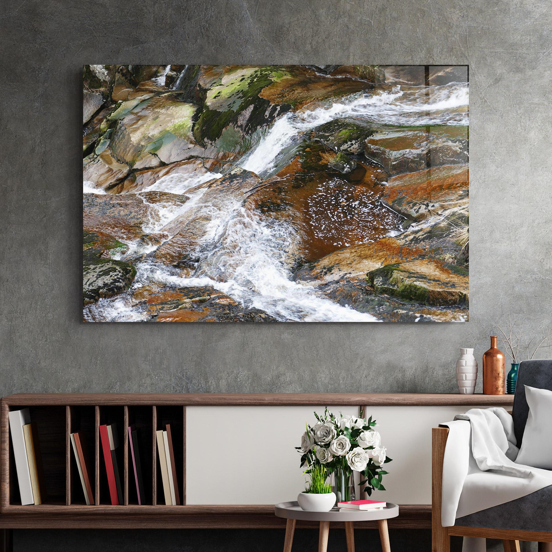 Стъклена картина Forest Peace mockup 2