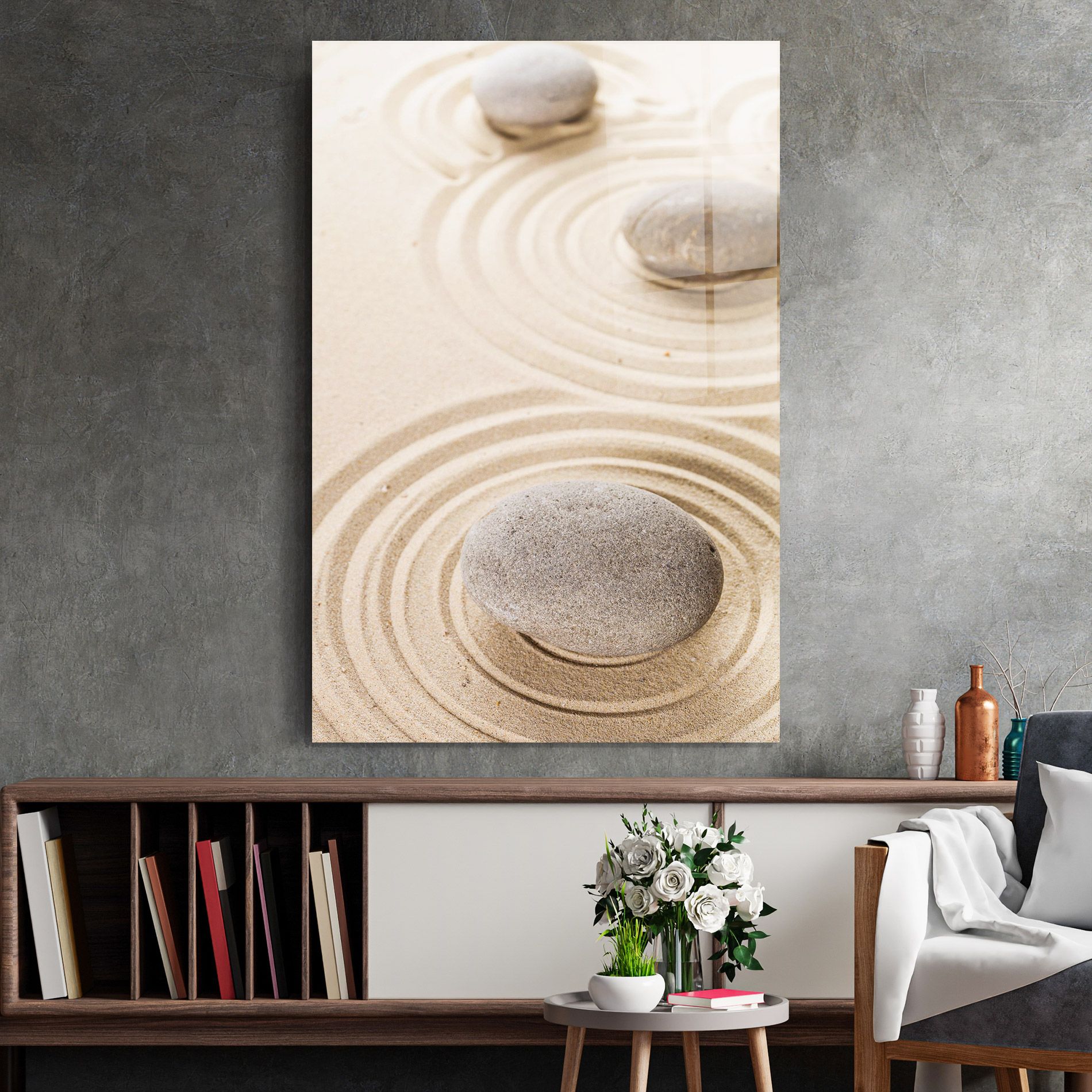 Meditation Cream Stone mockup 2