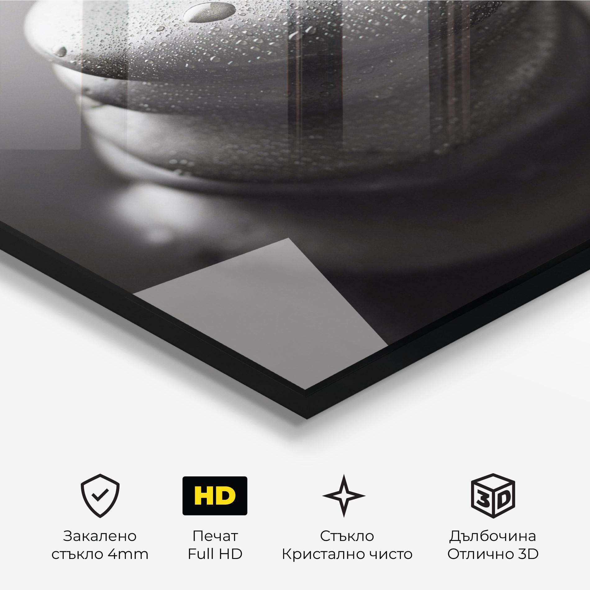 Стъклена картина Beautiful Stones mockup 3